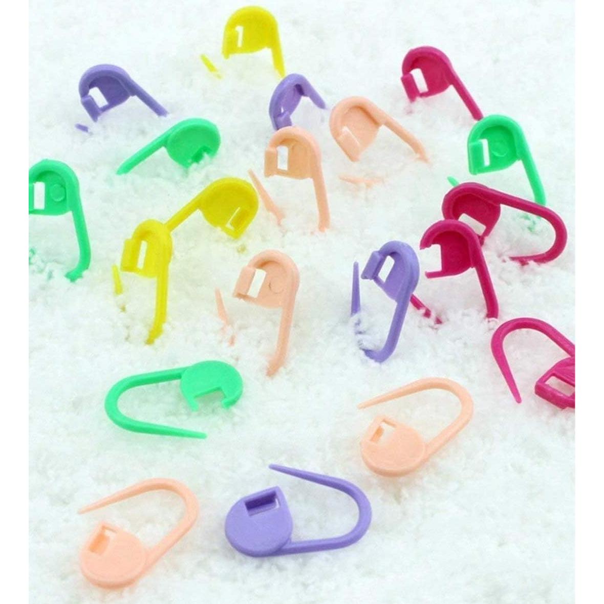 100 Marcadores de Puntos de Tejido HiMo para Crochet