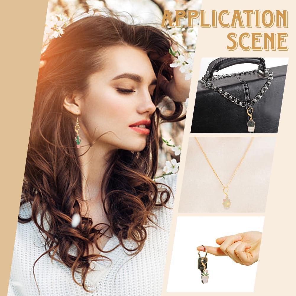 Marcadores de Puntos de Tejer PLIGREAT 12 Pcs Verde Macetas