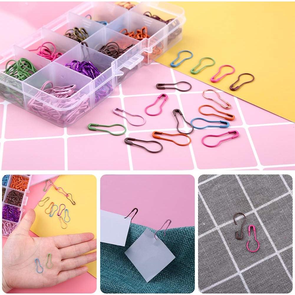 Alfileres de Seguridad Mayboos 300 Piezas Metal 10 Colores