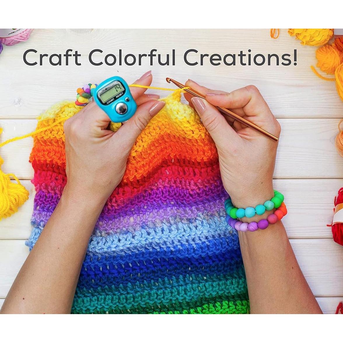 60 Marcadores de Puntos de Metal Tiazey para Tejer a Crochet