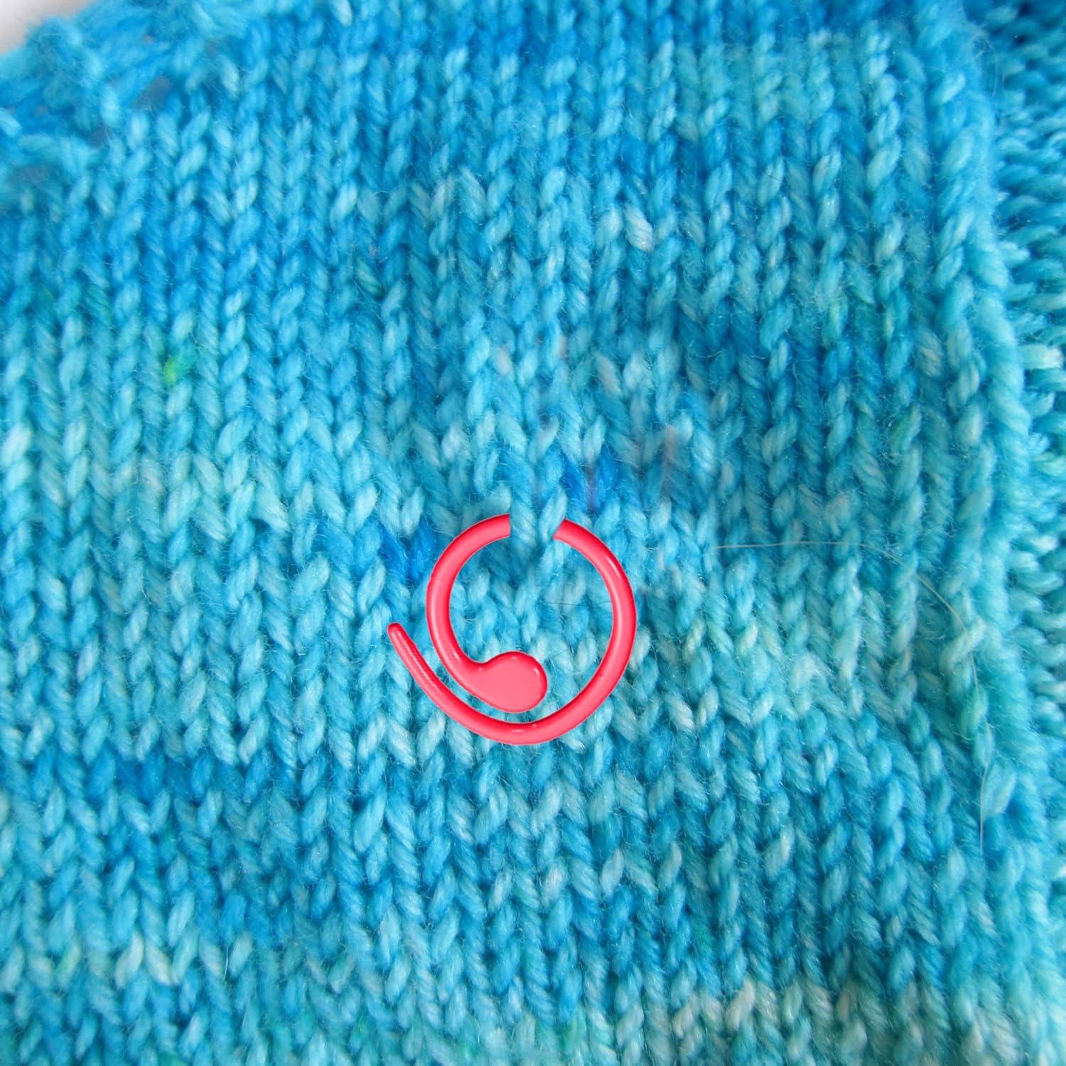 60 Marcadores de Puntos de Metal Tiazey para Tejer a Crochet