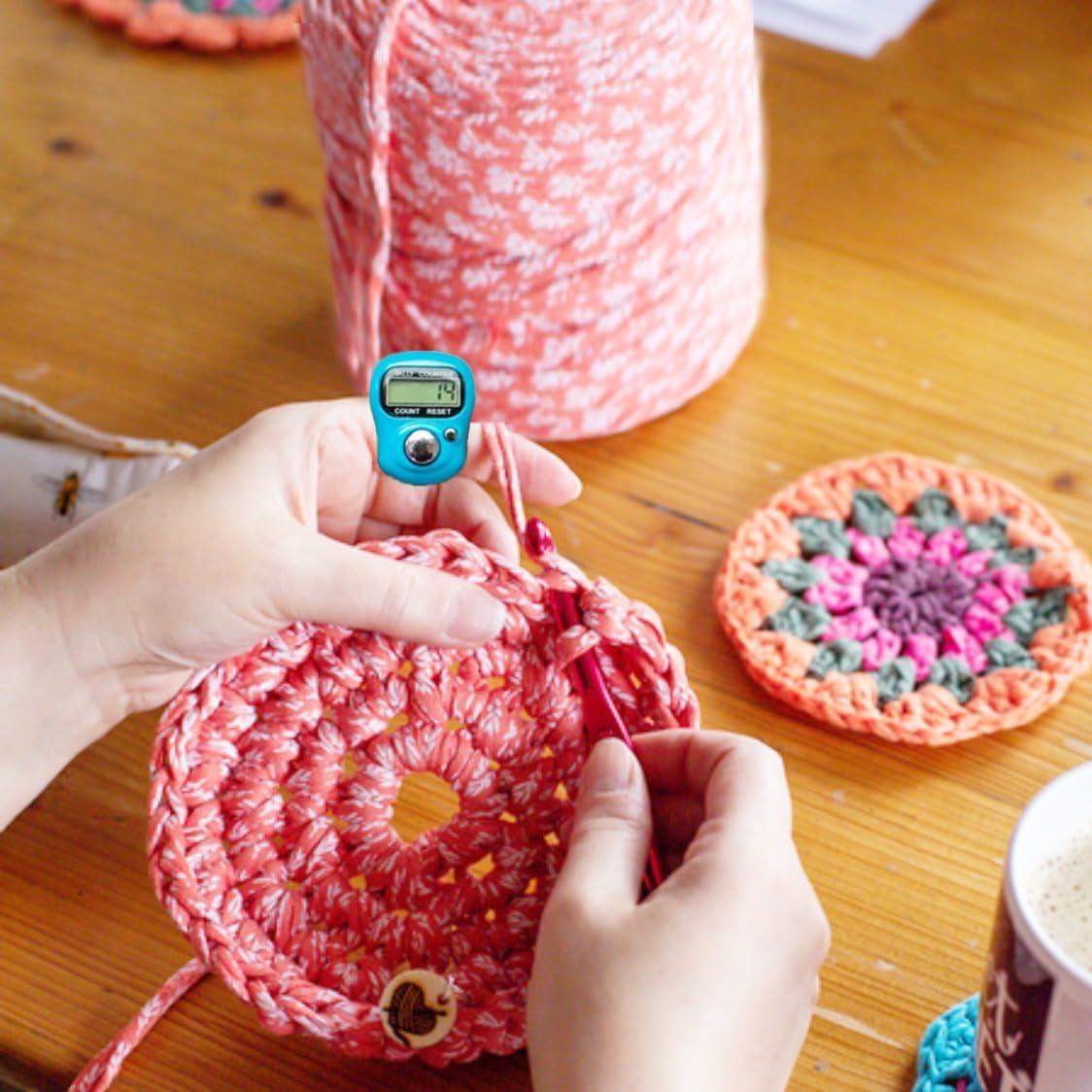 60 Marcadores de Puntos de Metal Tiazey para Tejer a Crochet