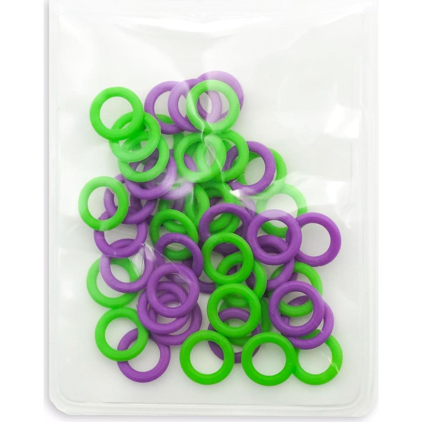 Marcadores de Anillo Suave Clover Multicolor 10 Pequeños 20 Grandes