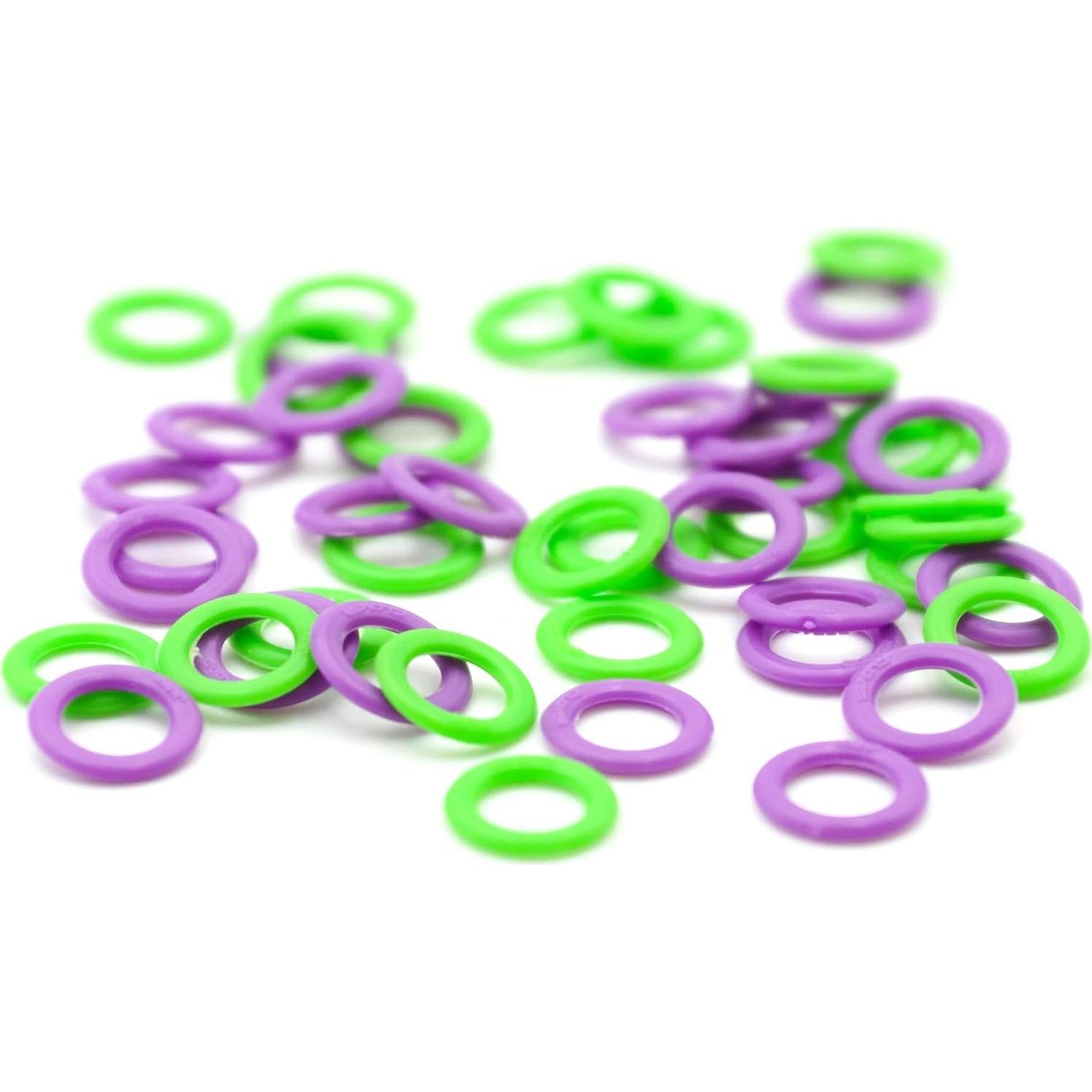 Marcadores de Anillo Suave Clover Multicolor 10 Pequeños 20 Grandes