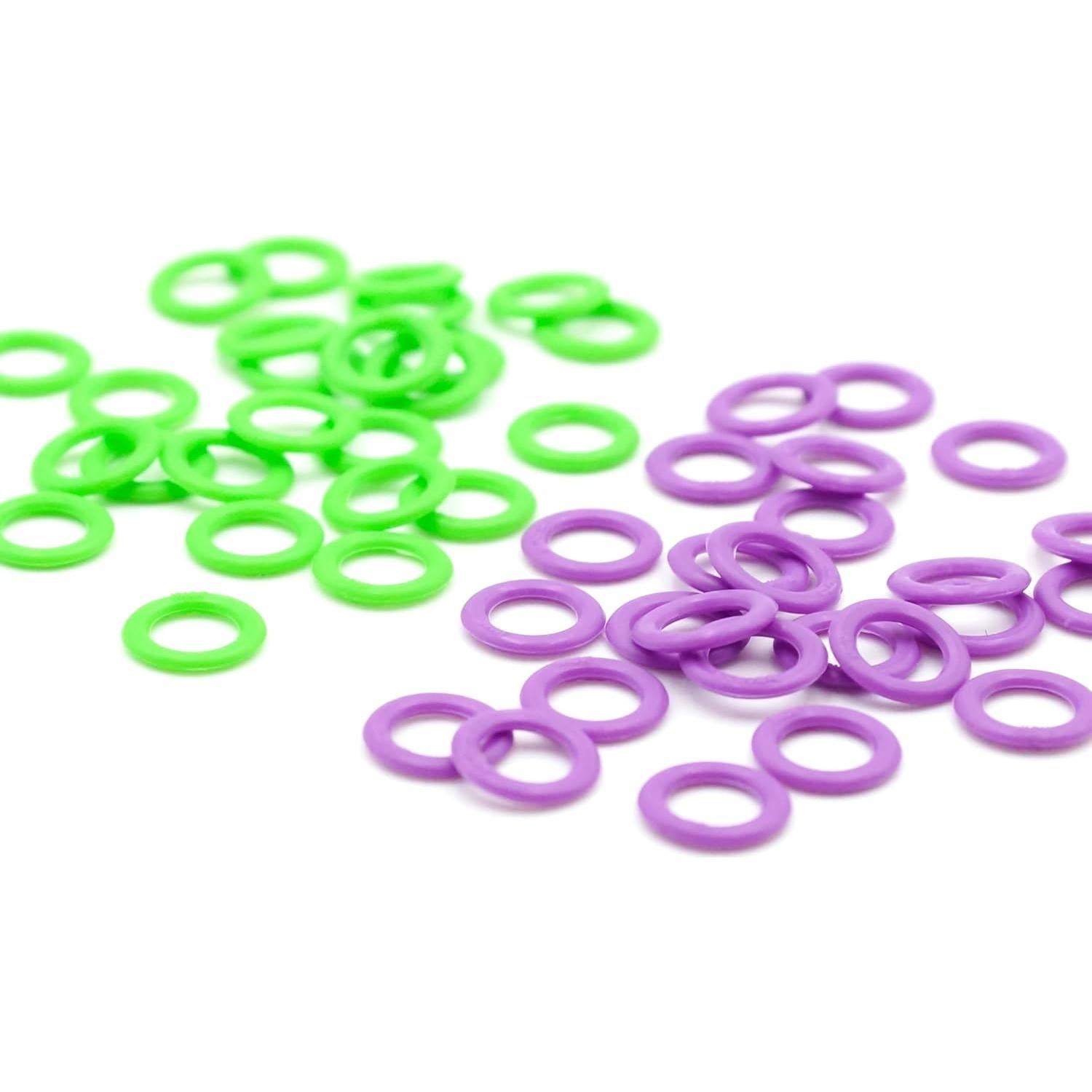 Marcadores de Anillo Suave Clover Multicolor 10 Pequeños 20 Grandes