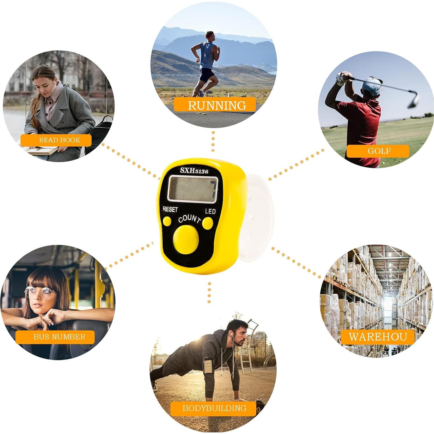 Contadores de Puntos Digitales ILouxNei 2 Pcs + 50 Marcadores