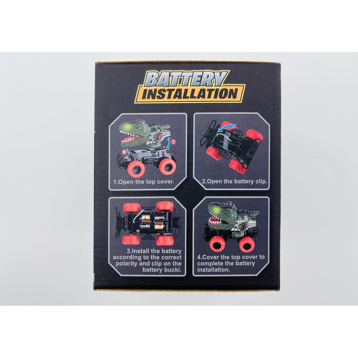 Coche RC Dinosaurio Delycazy 1/43 Verde para Niños 3-8 Años