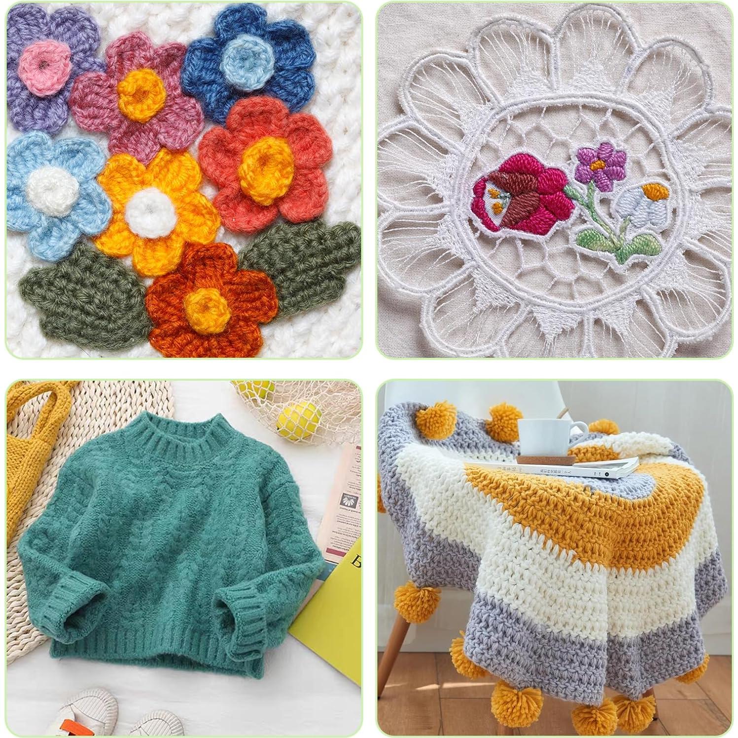 Kit de Costura LOKUNN 61 Pcs: Marcadores y Agujas de Ganchillo