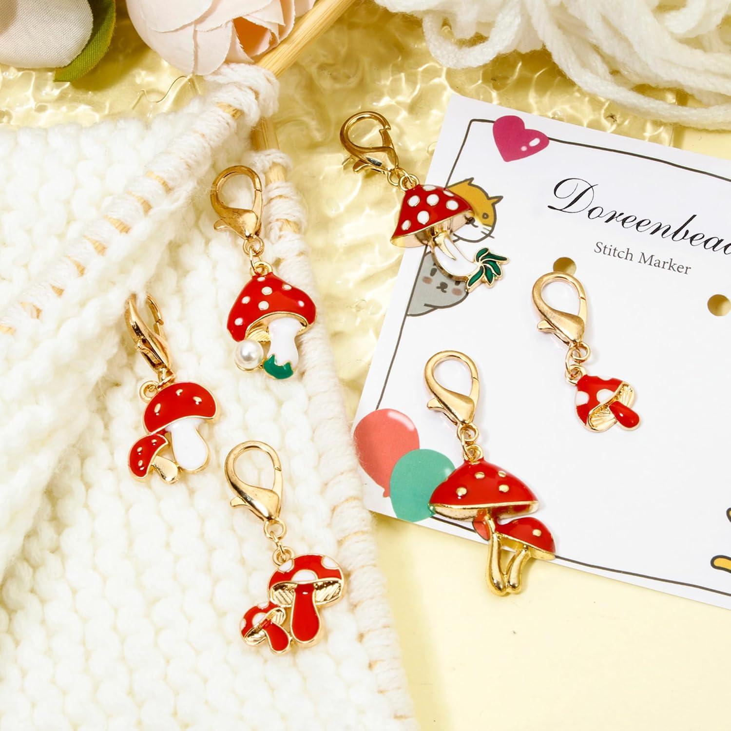 Marcadores de Puntos DoreenBeads para Tejer y Crochet - 6 Piezas