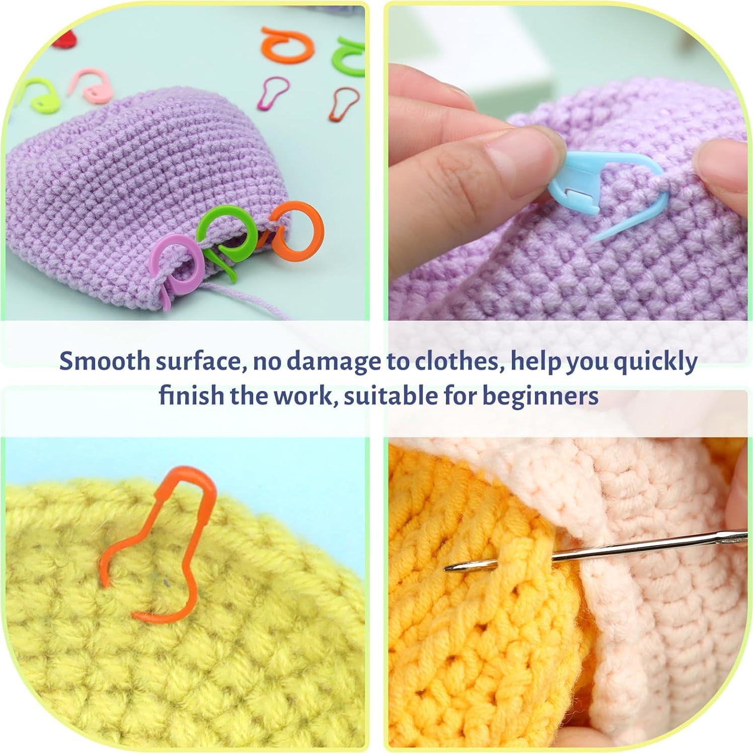 Kit de Marcadores de Puntos de Crochet Hssugi 326 Pcs Multicolor