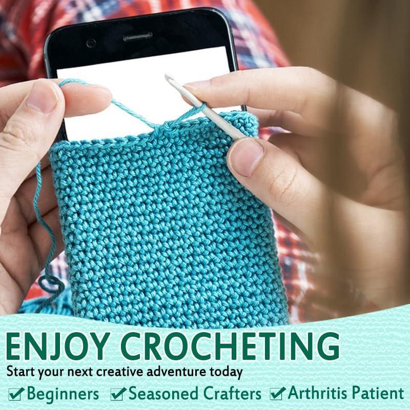 Conjunto de Ganchillos YAWIKO Ergonómicos 12 Tamaños 2-8mm