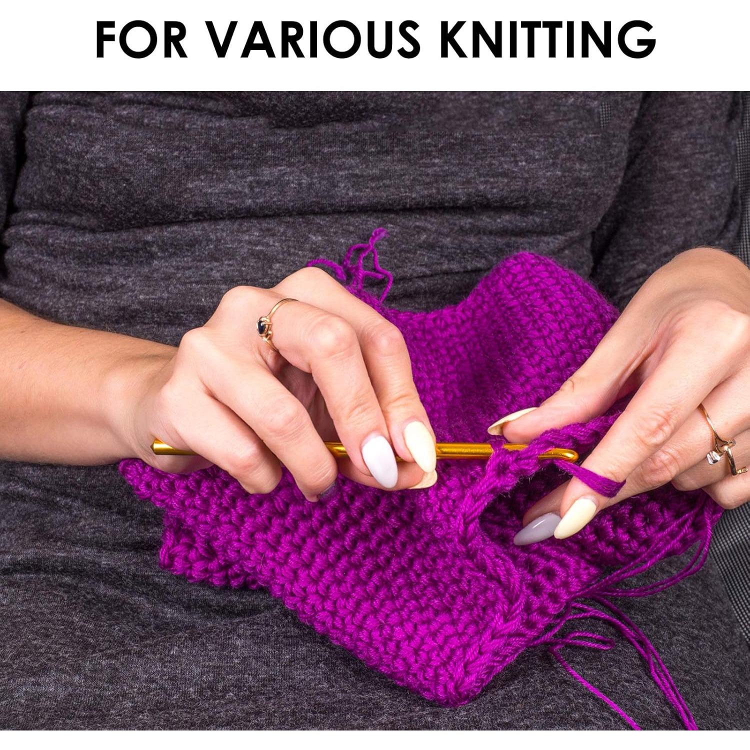 Juego de Ganchillos Hanmir 14 Piezas Aluminio Multicolor