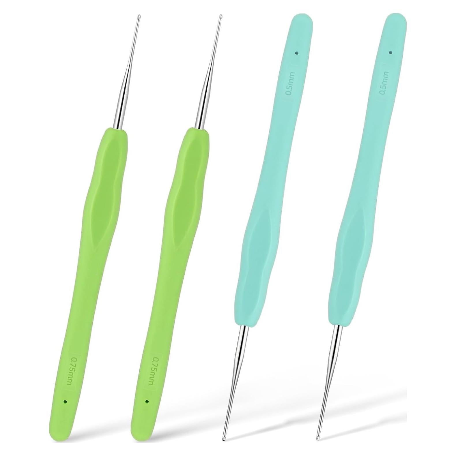 Juego de Ganchillos para Dreadlocks 0.5mm y 0.75mm Xthrotsenk