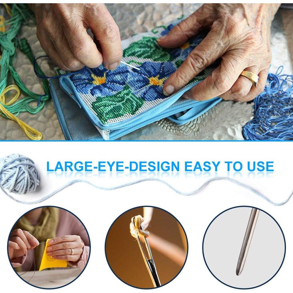 Juego de Ganchillos Vodiye 37 Piezas Aluminio Ergonómico