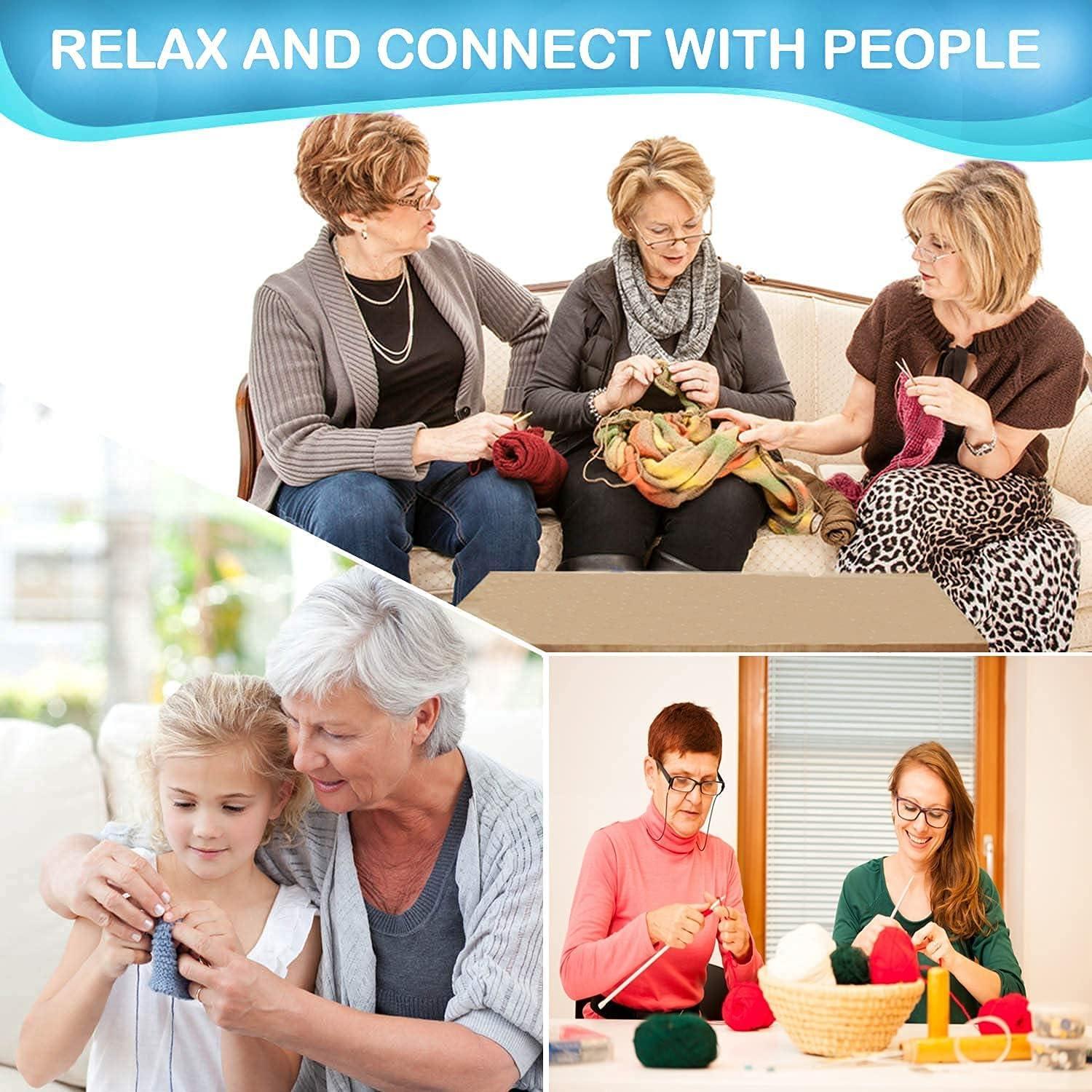 Kit de Crochet Completo Mdoker 100 Piezas Ergonomico Verde