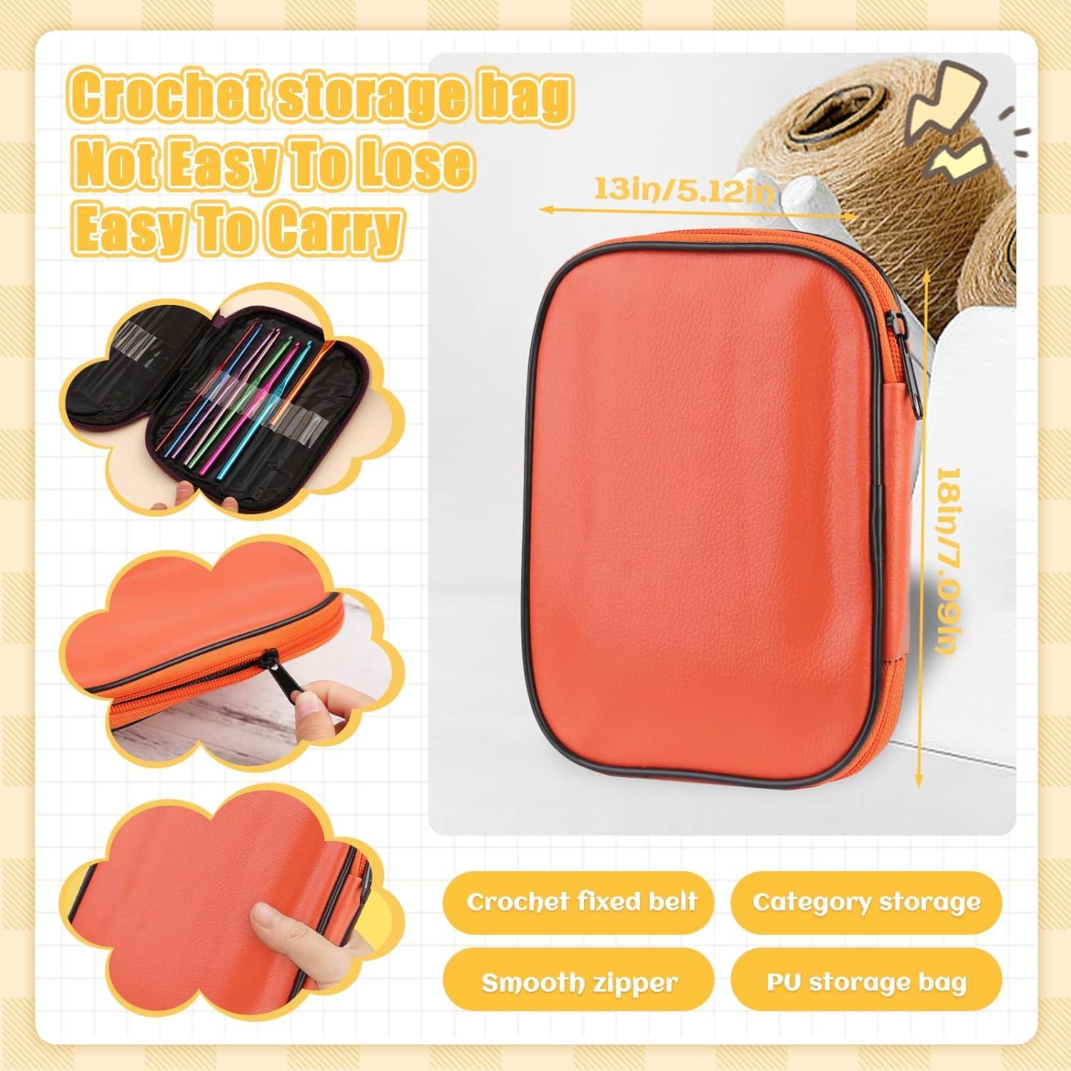 Kit de Ganchillo IMZAY 54 Piezas con Estuche Ergonómico