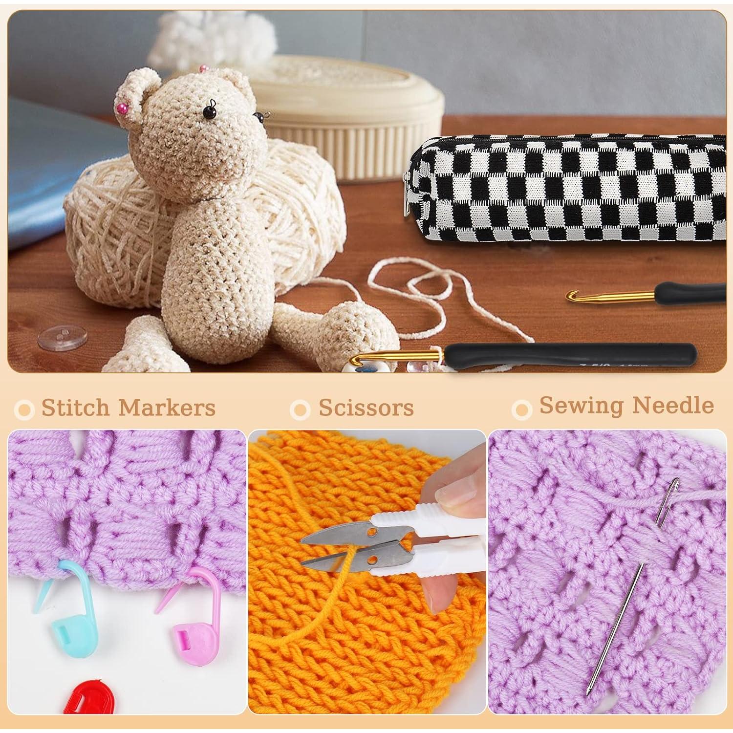 Set de Ganchillos Aeelike 31pcs Ergonomicos para Crochet