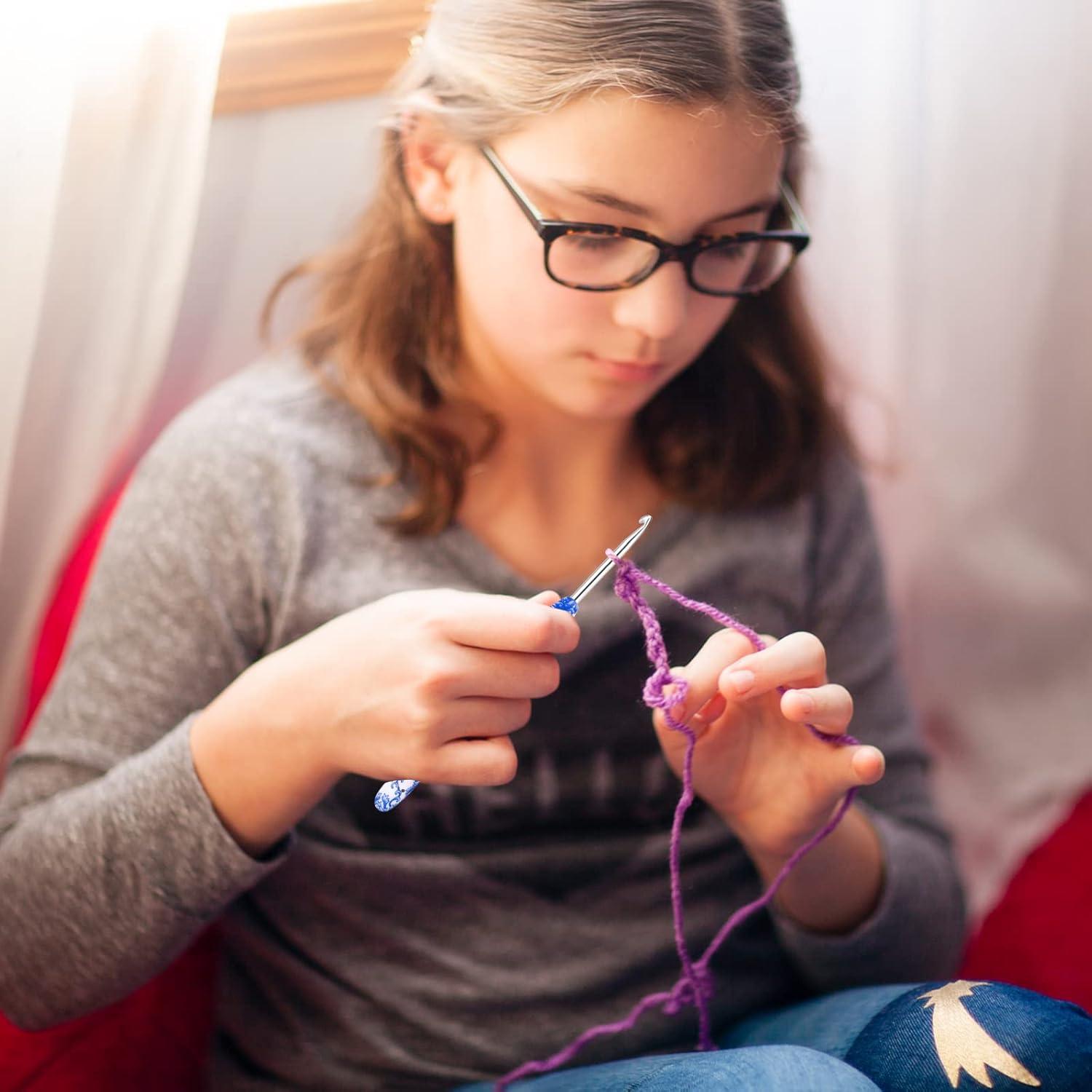 Conjunto de Ganchos de Crochet BCMRUN 14 Tamaños Ergonomicos