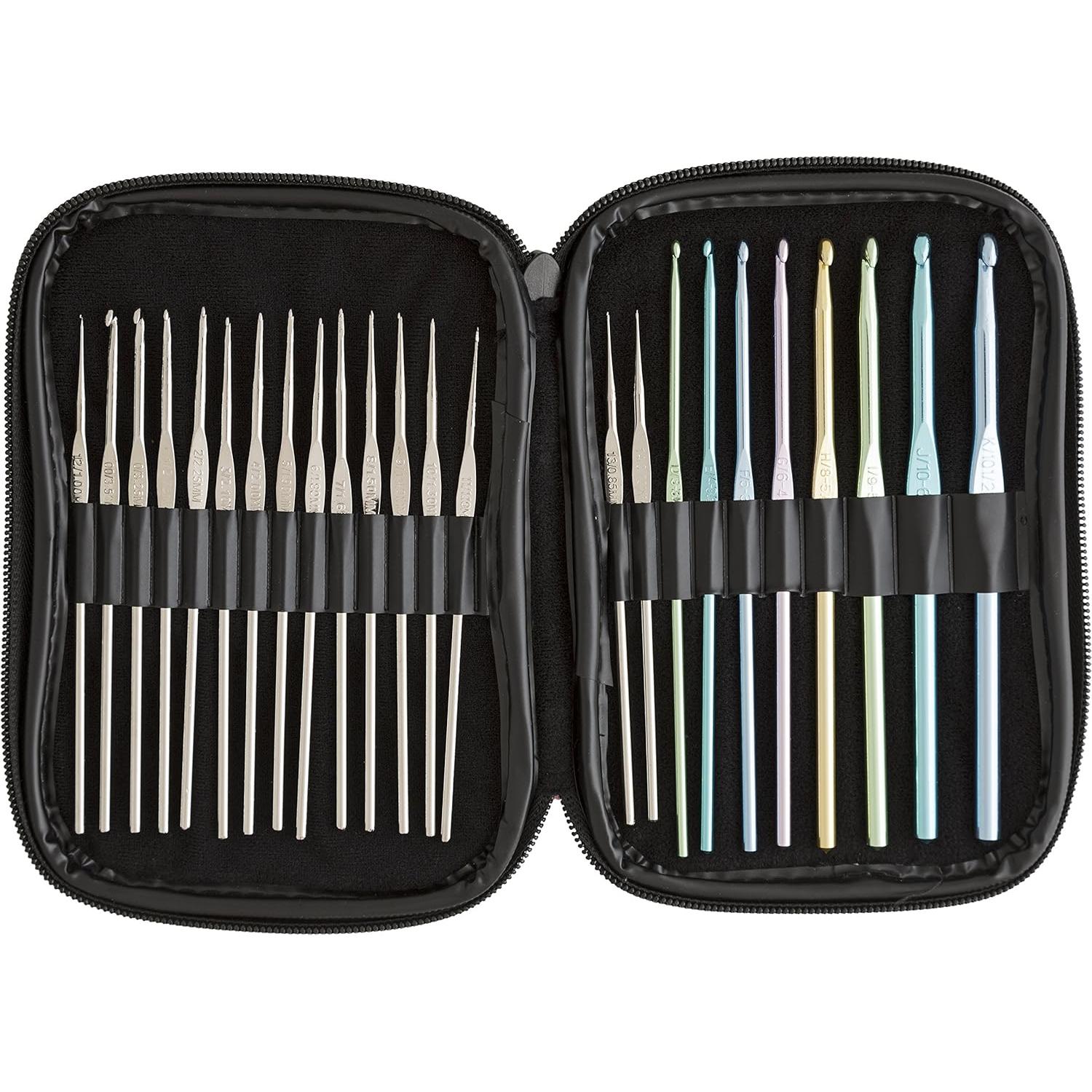 Juego de Ganchillos Boye Crochet Master - 24 Piezas con Estuche