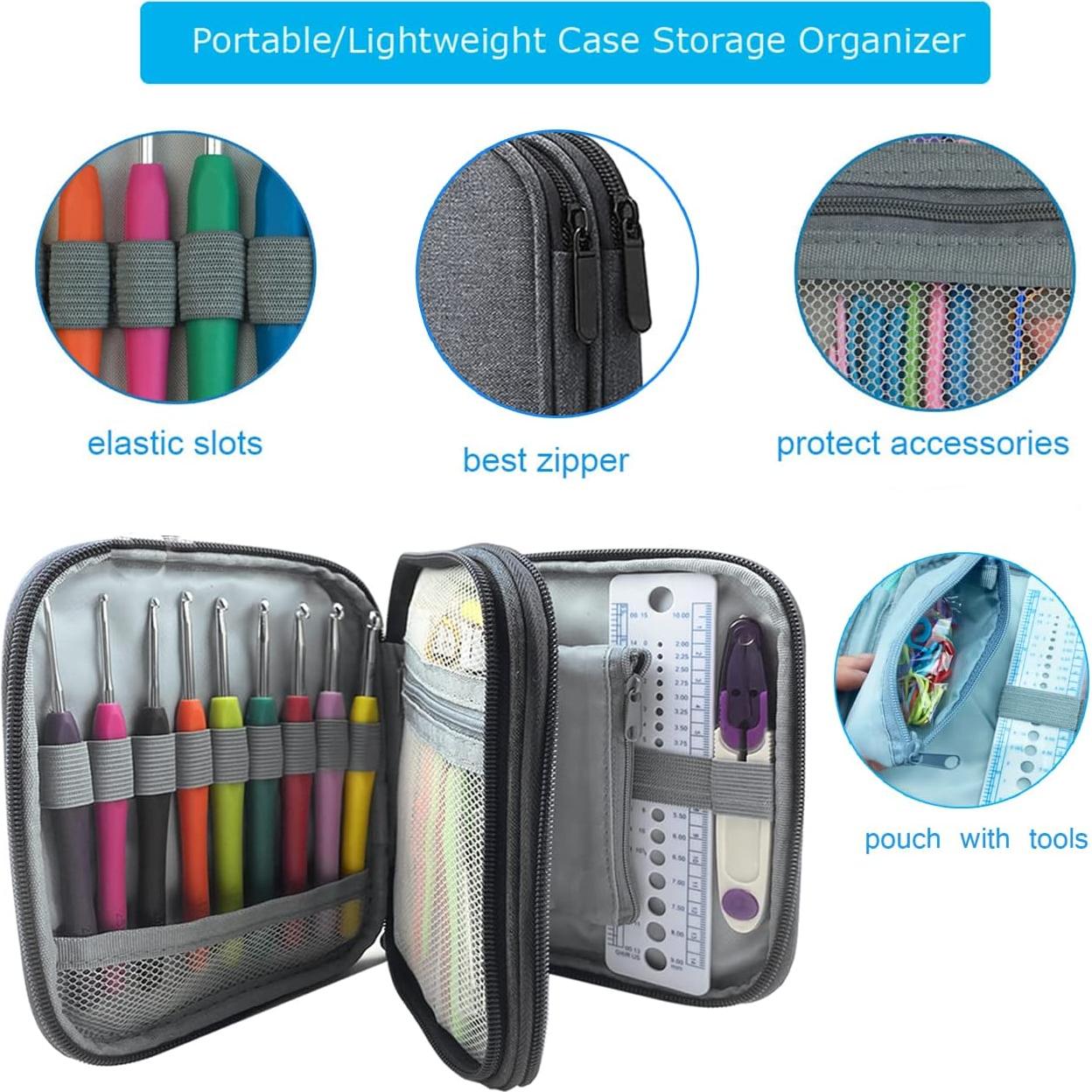 Set Completo de Ganchillos Weabetfu 102 Piezas Ergonomicos