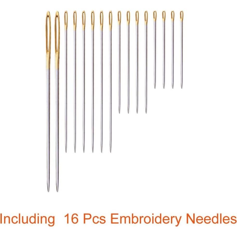 Hilo de Bordado PAXCOO 124 Madejas 8m Poliéster-Algodón