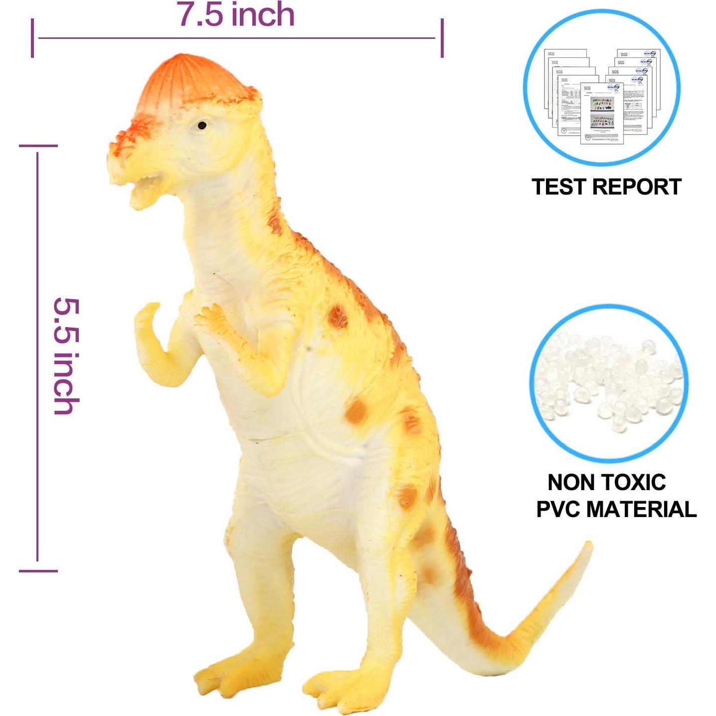 Set de Dinosaurios Jumbo Yeonha Toys 12 Piezas 17 cm