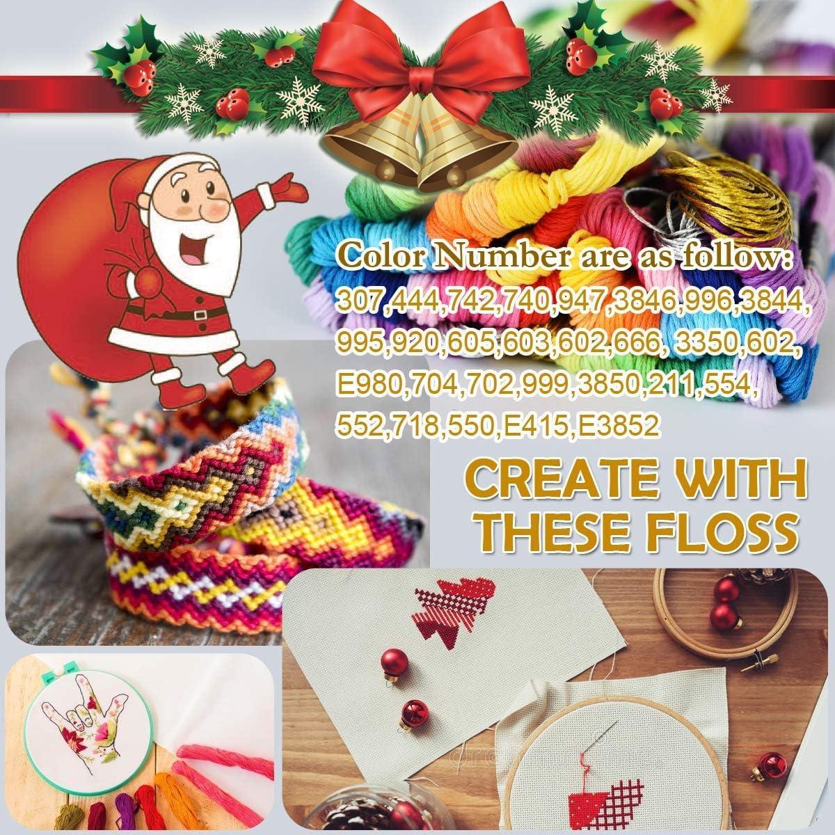 Hilo de Bordado Algodón LE PAON 54 Madejas 50 Colores