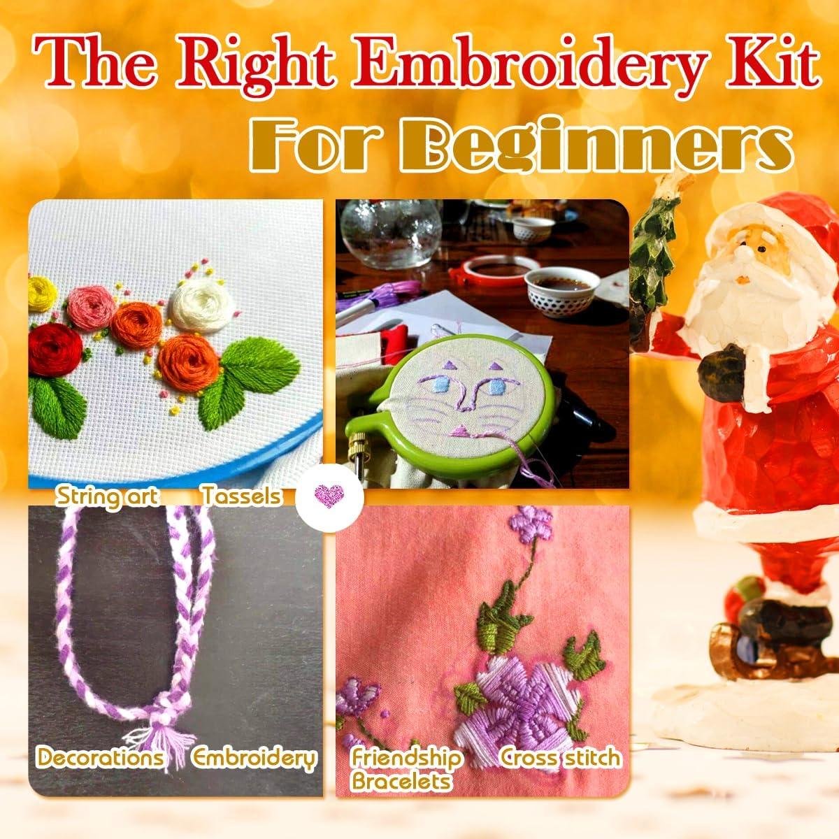 Hilo de Bordado Algodón LE PAON 54 Madejas 50 Colores