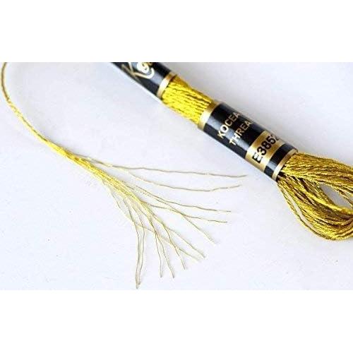 Hilo de Bordado Algodón LE PAON 54 Madejas 50 Colores