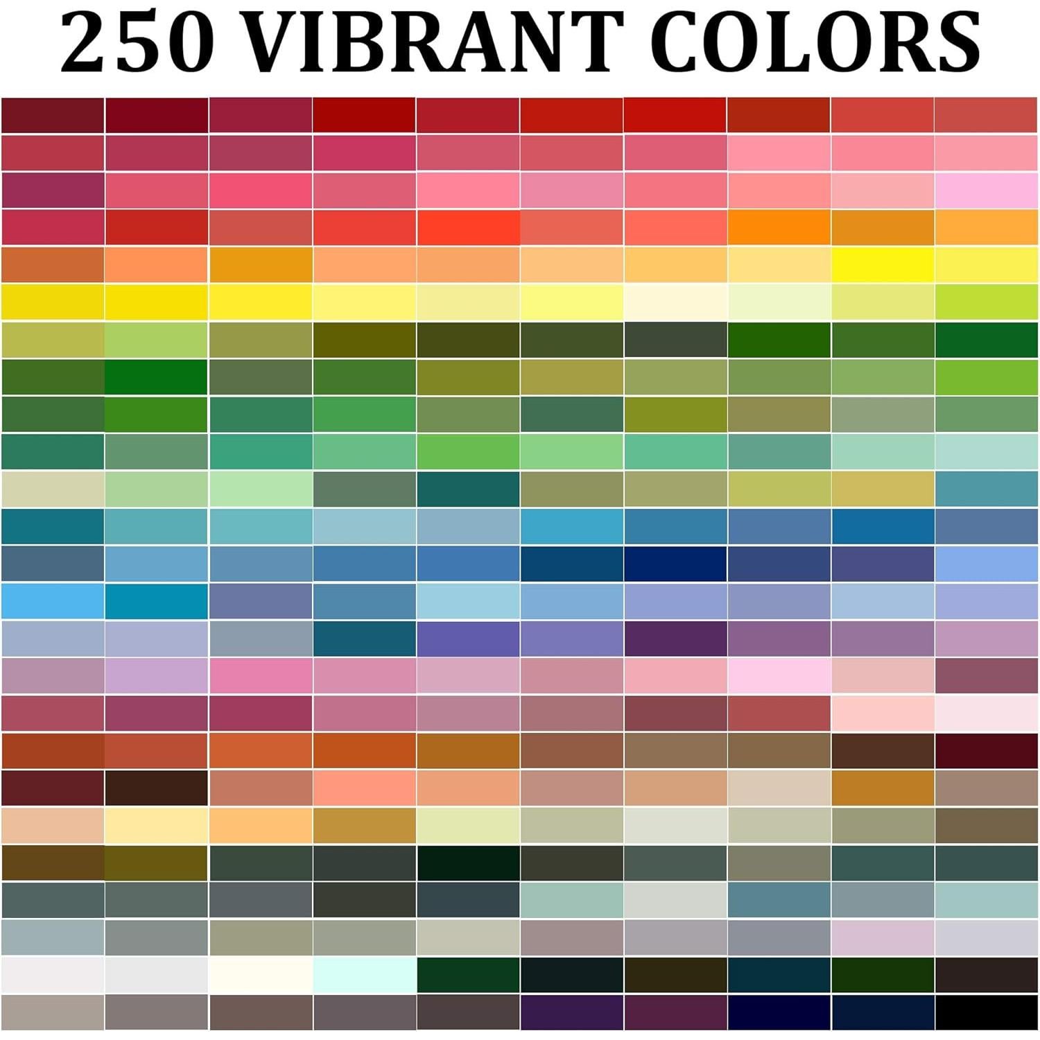 Set de Hilos de Bordado Inscraft 403 Piezas 250 Colores