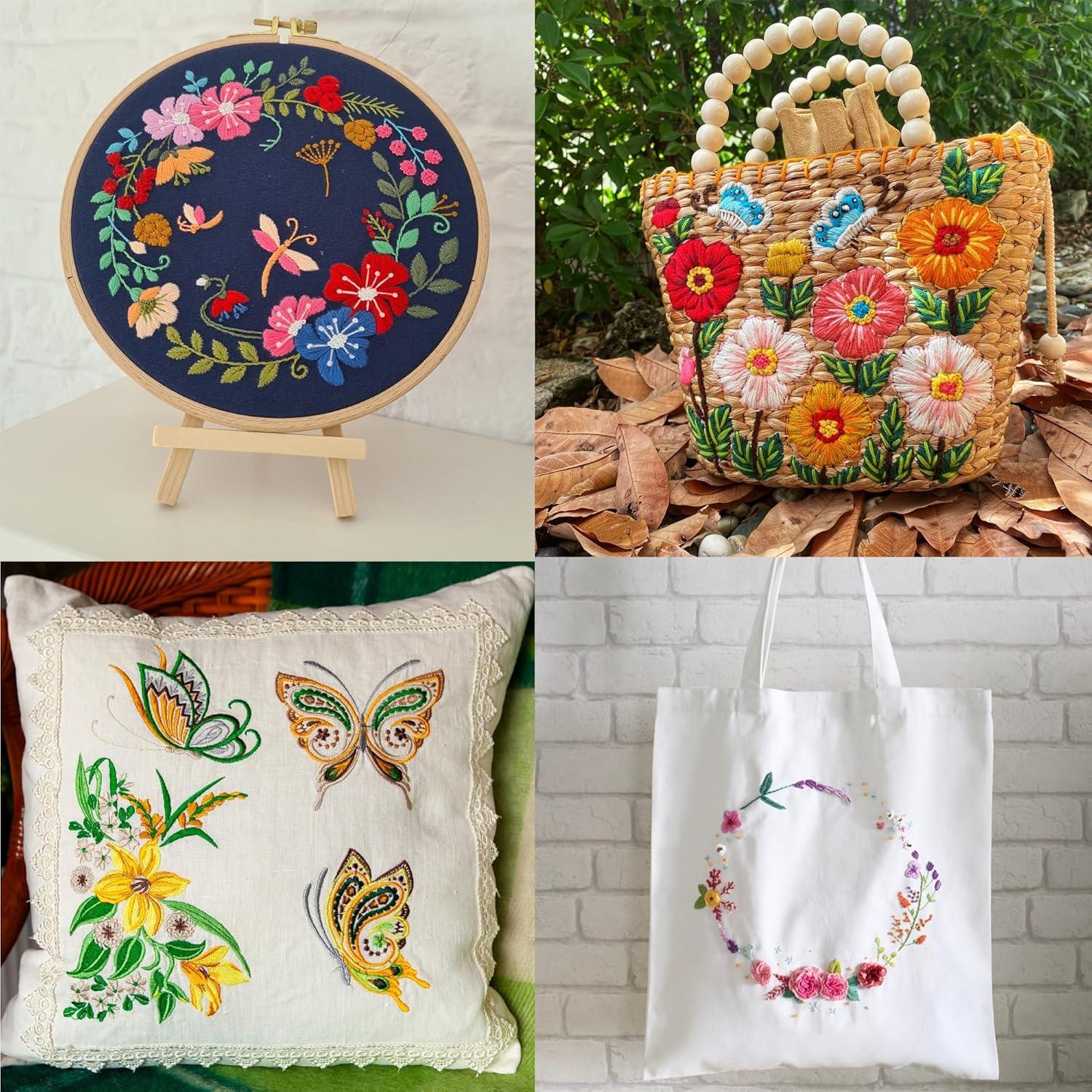 Kit de Bordado Peirich con 110 Hilos y Caja Organizadora