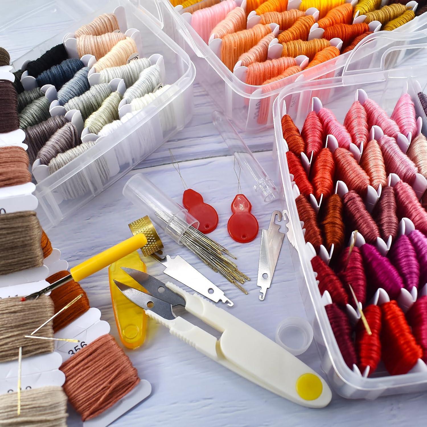 Kit de Hilo de Bordado Renashed 187 Piezas 150 Colores