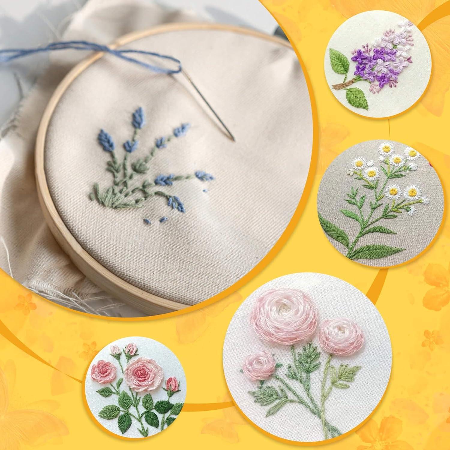 Hilo de Bordado Sukh 100 Colores 8m Algodón y Poliéster