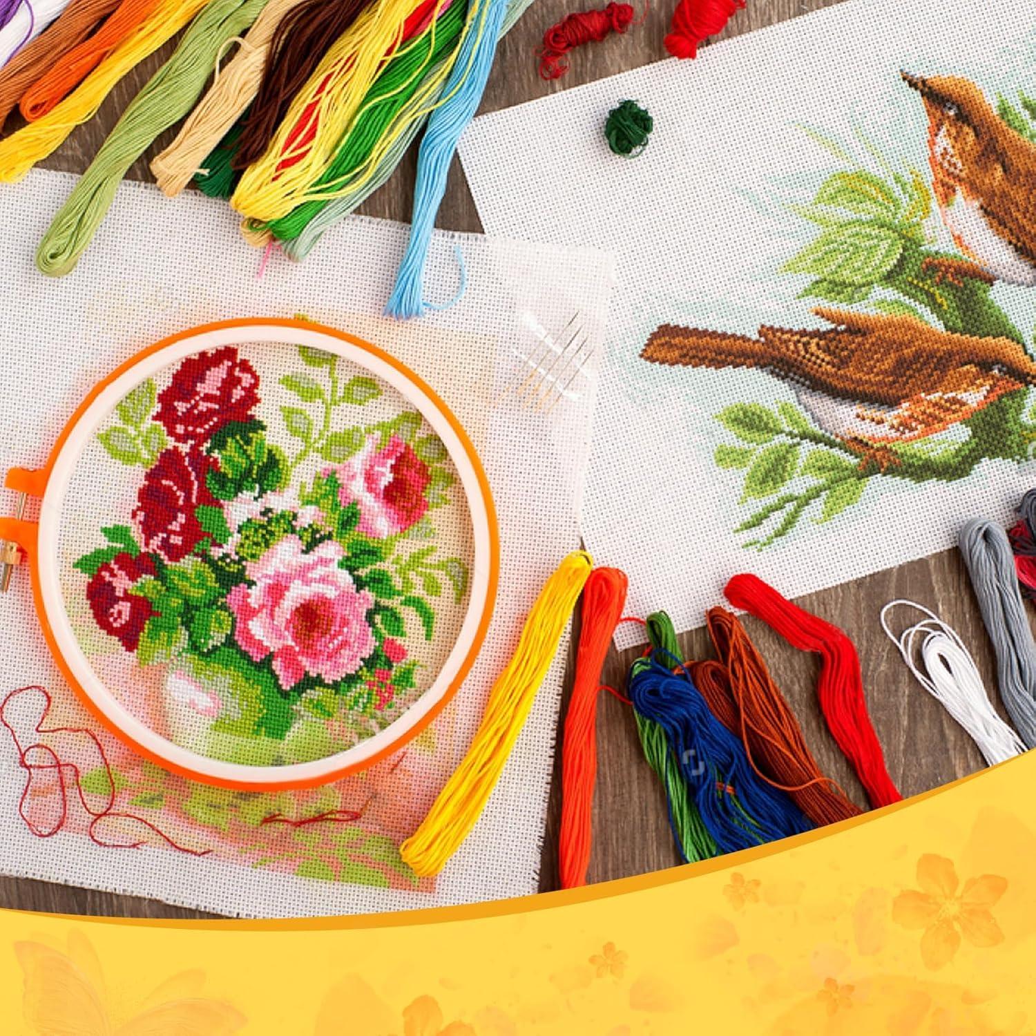 Hilo de Bordado Sukh 100 Colores 8m Algodón y Poliéster