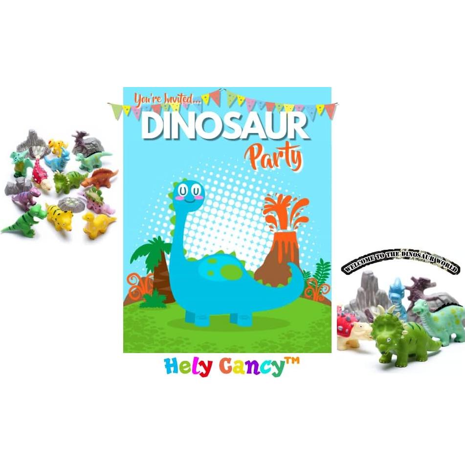Juguetes de Baño Dinosaurios Hely Cancy 12 Piezas Sin Agujeros