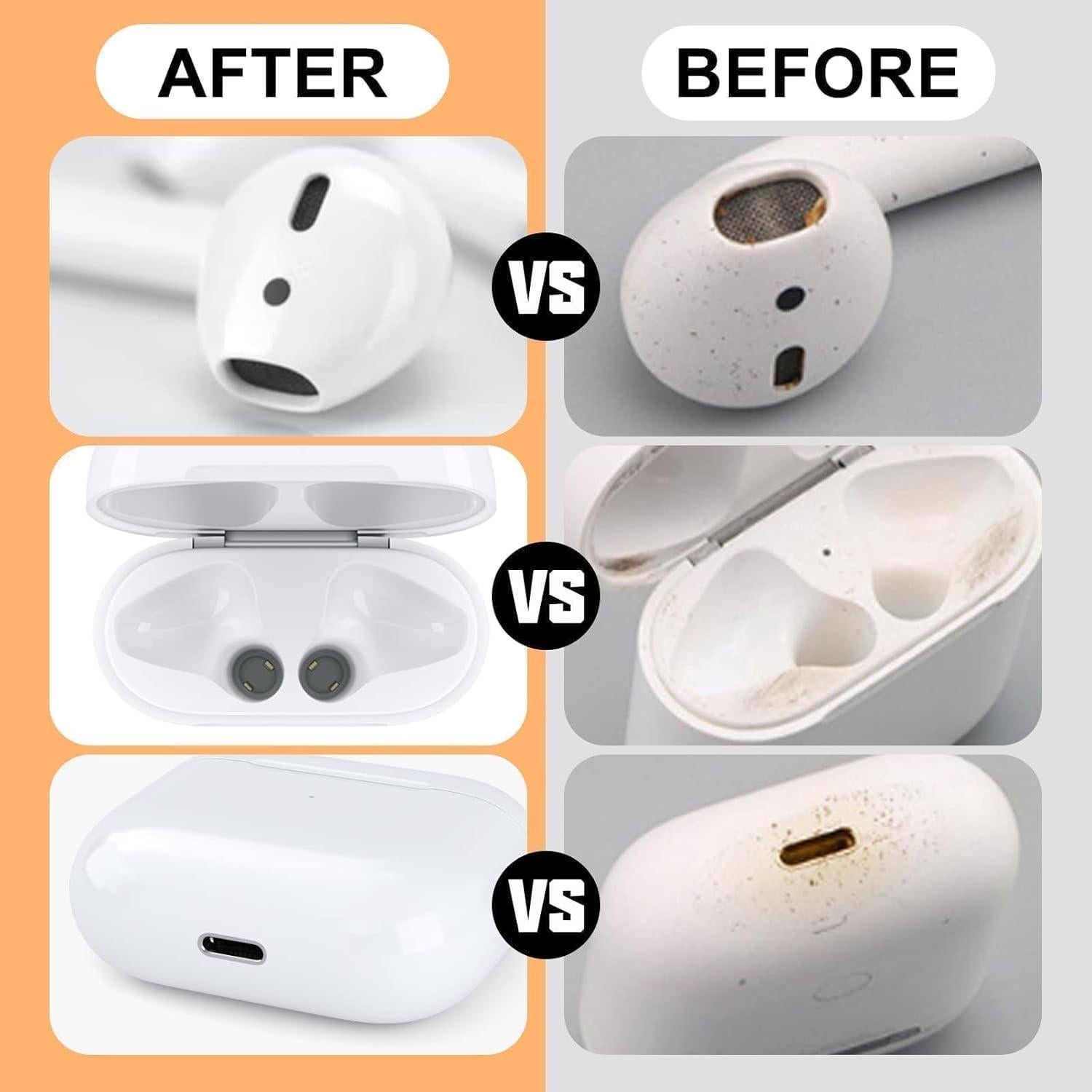 Kit de limpieza para AirPods MOLOPPO - Masilla reutilizable y herramientas