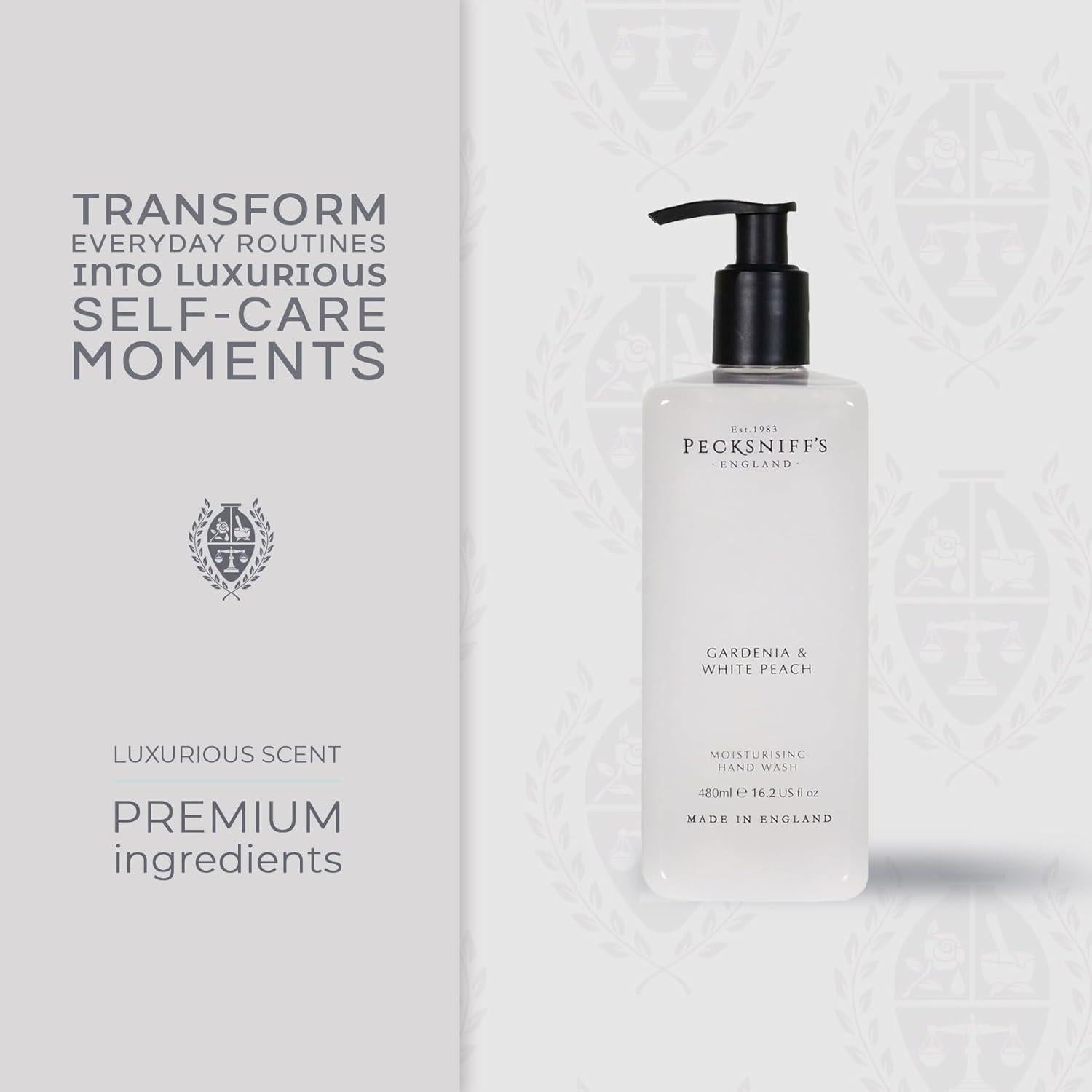 Jabón de Manos Pecksniff's 480ml Gardenia y Durazno Blanco