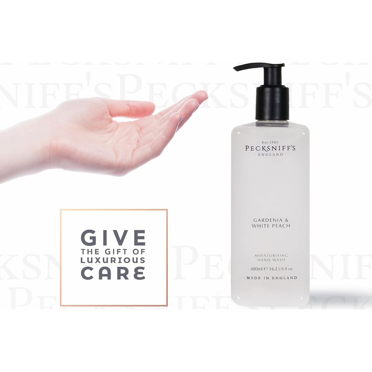 Jabón de Manos Pecksniff's 480ml Gardenia y Durazno Blanco