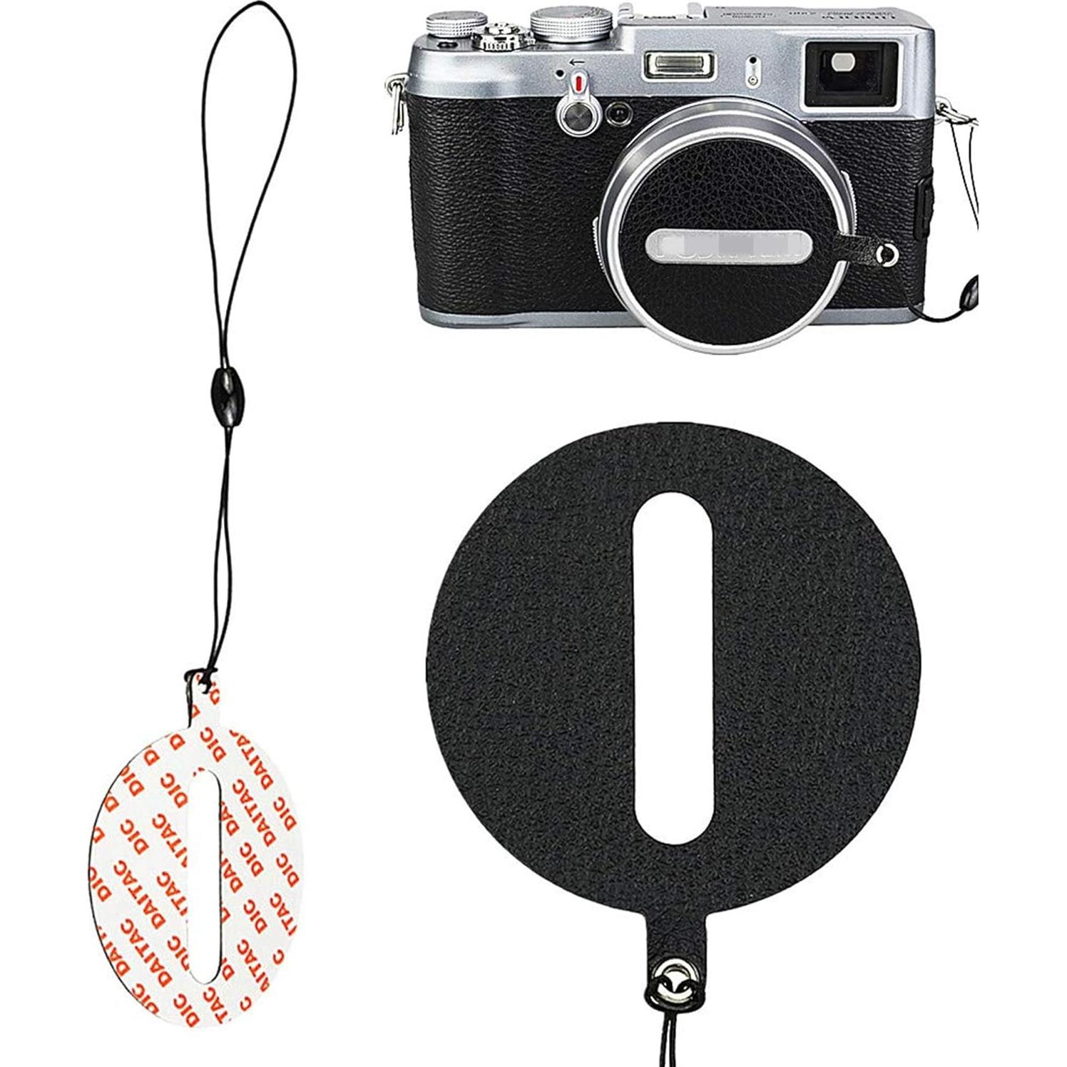 Mantenedor de Tapa de Lente JJC CS-X100 Negro para Fujifilm