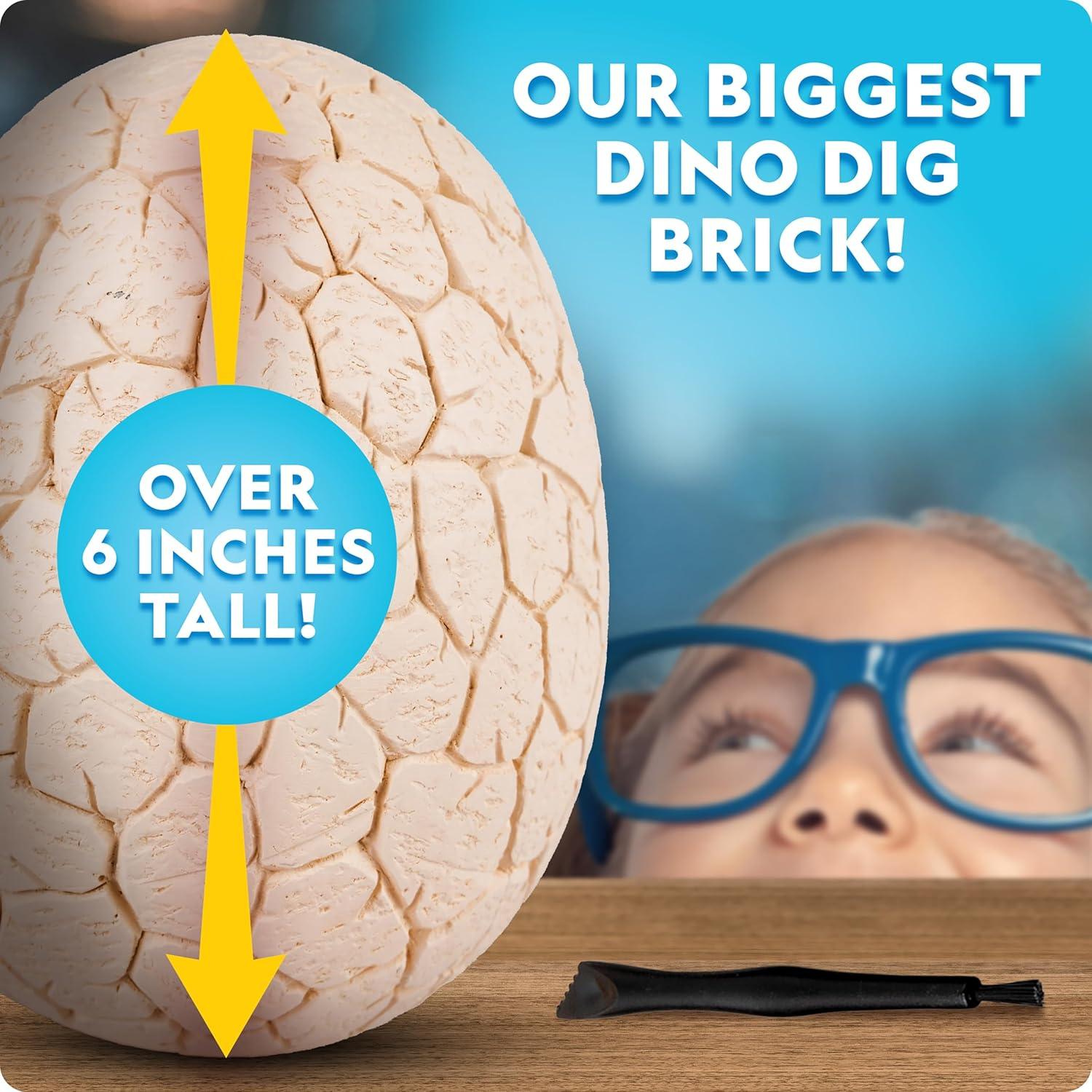 Kit Excavación Huevo Dinosaurio Jumbo National Geographic 12 Figuras