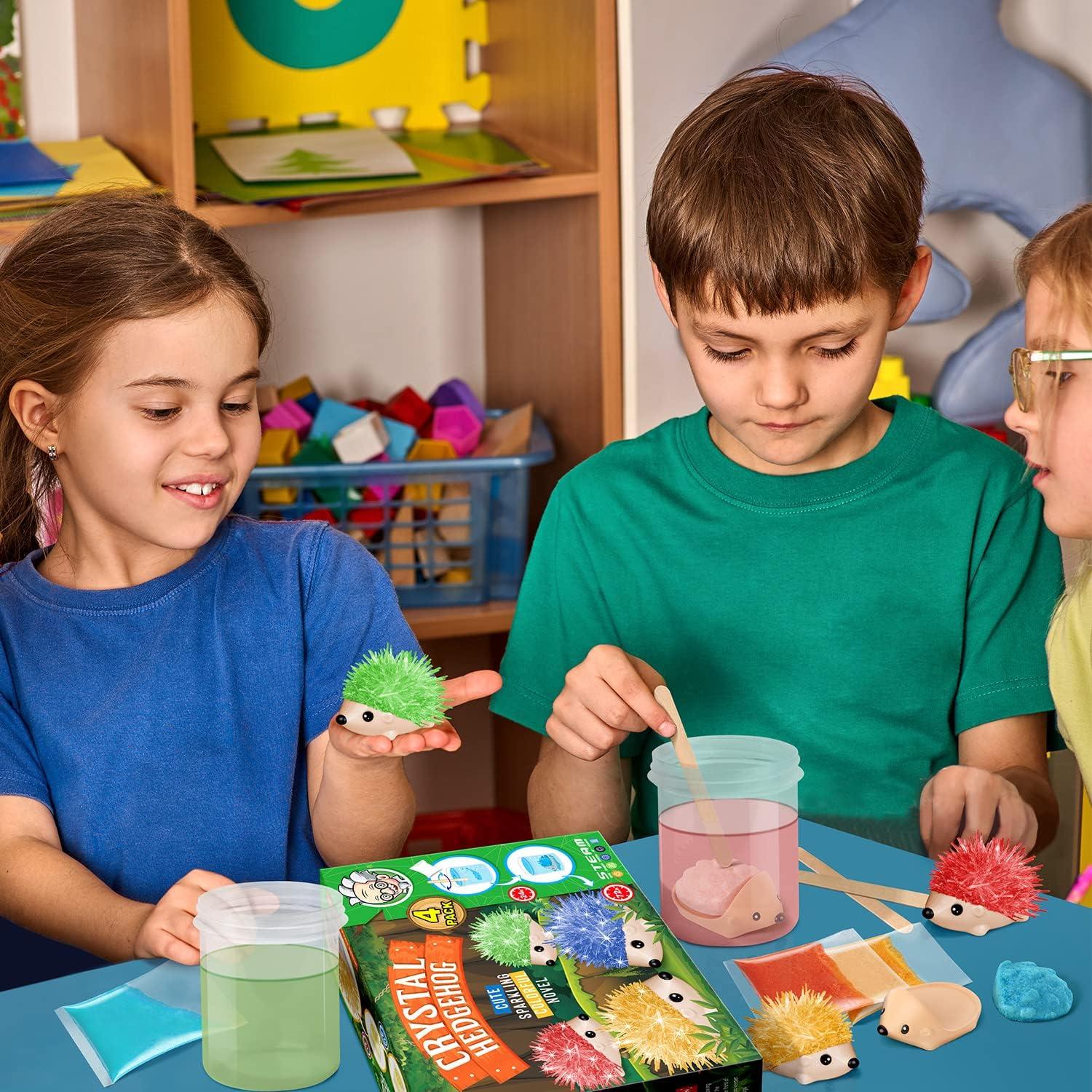 Kit de Crecimiento de Cristales XXTOYS - 4 Erizos Coloridos