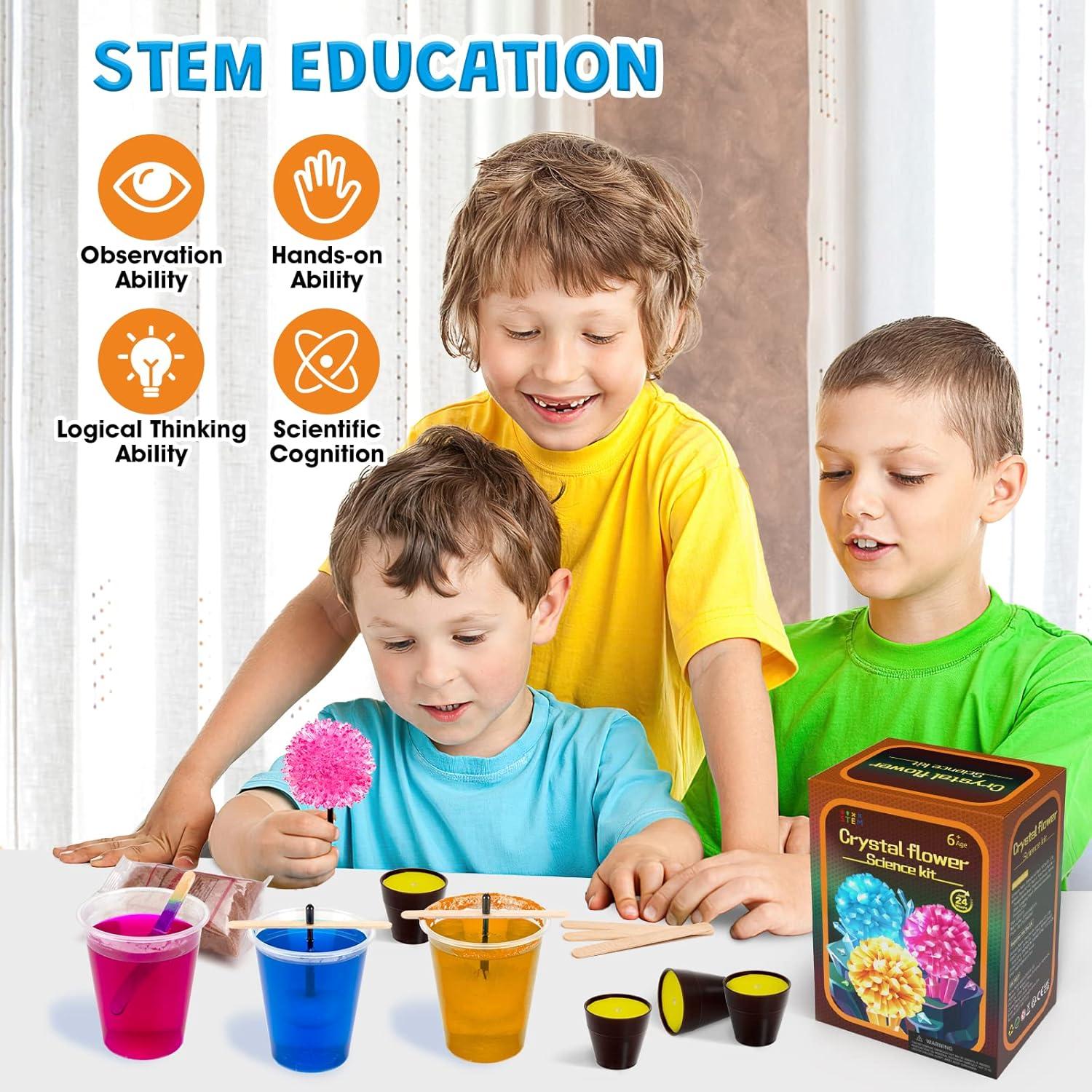 Kit de Crecimiento de Cristales GobiDex para Niños 6-12 Años