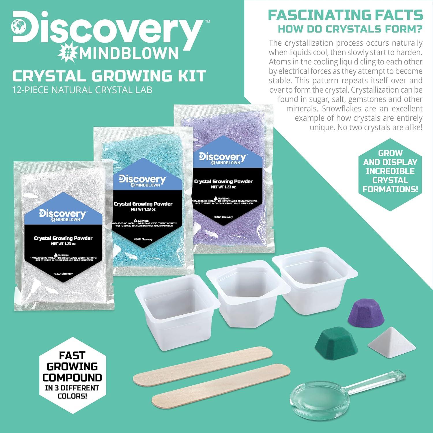 Kit de Crecimiento de Cristales Discovery #MINDBLOWN 12 Piezas