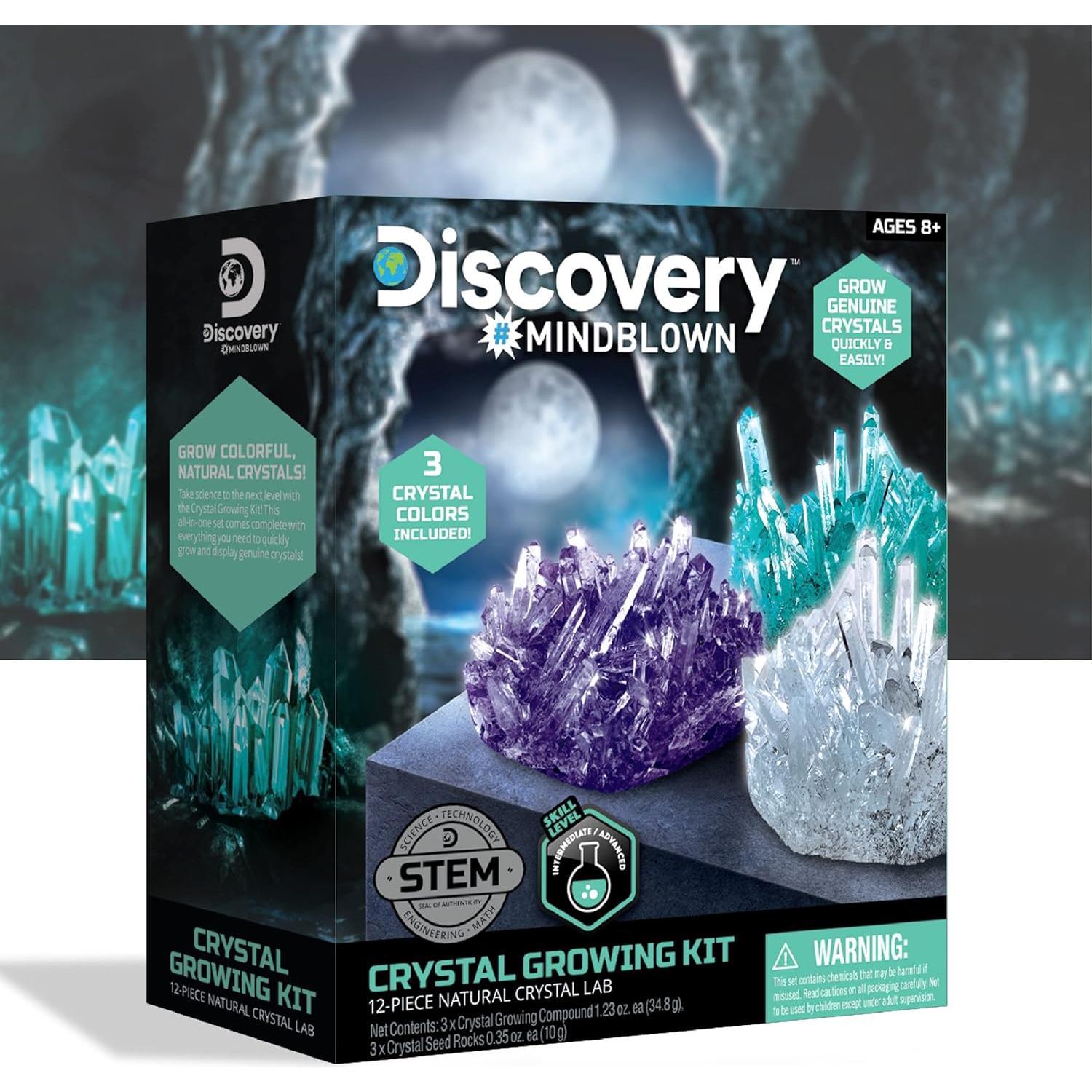 Kit de Crecimiento de Cristales Discovery #MINDBLOWN 12 Piezas