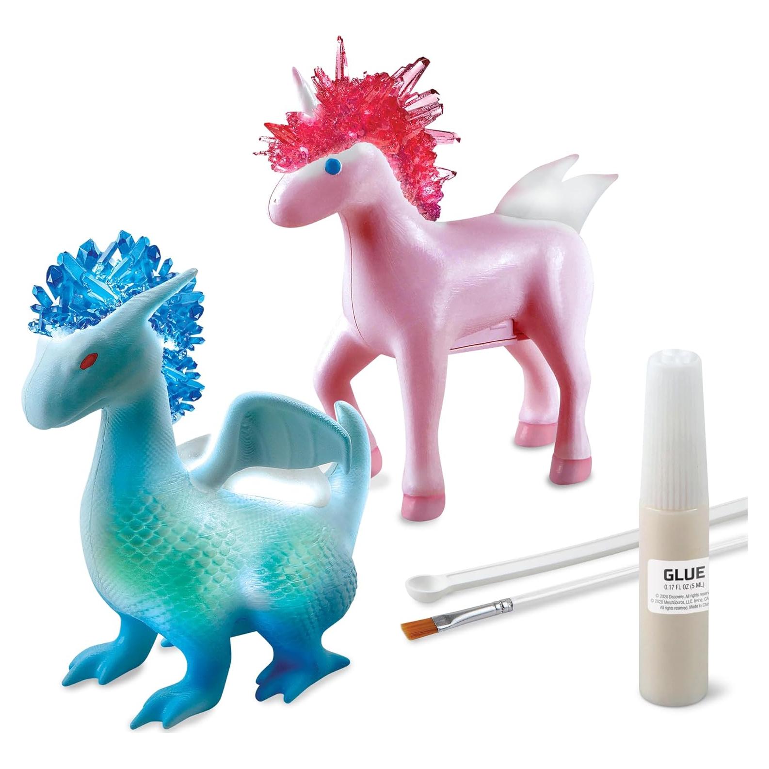 Kit de Crecimiento de Cristales Dragón y Unicornio Discovery