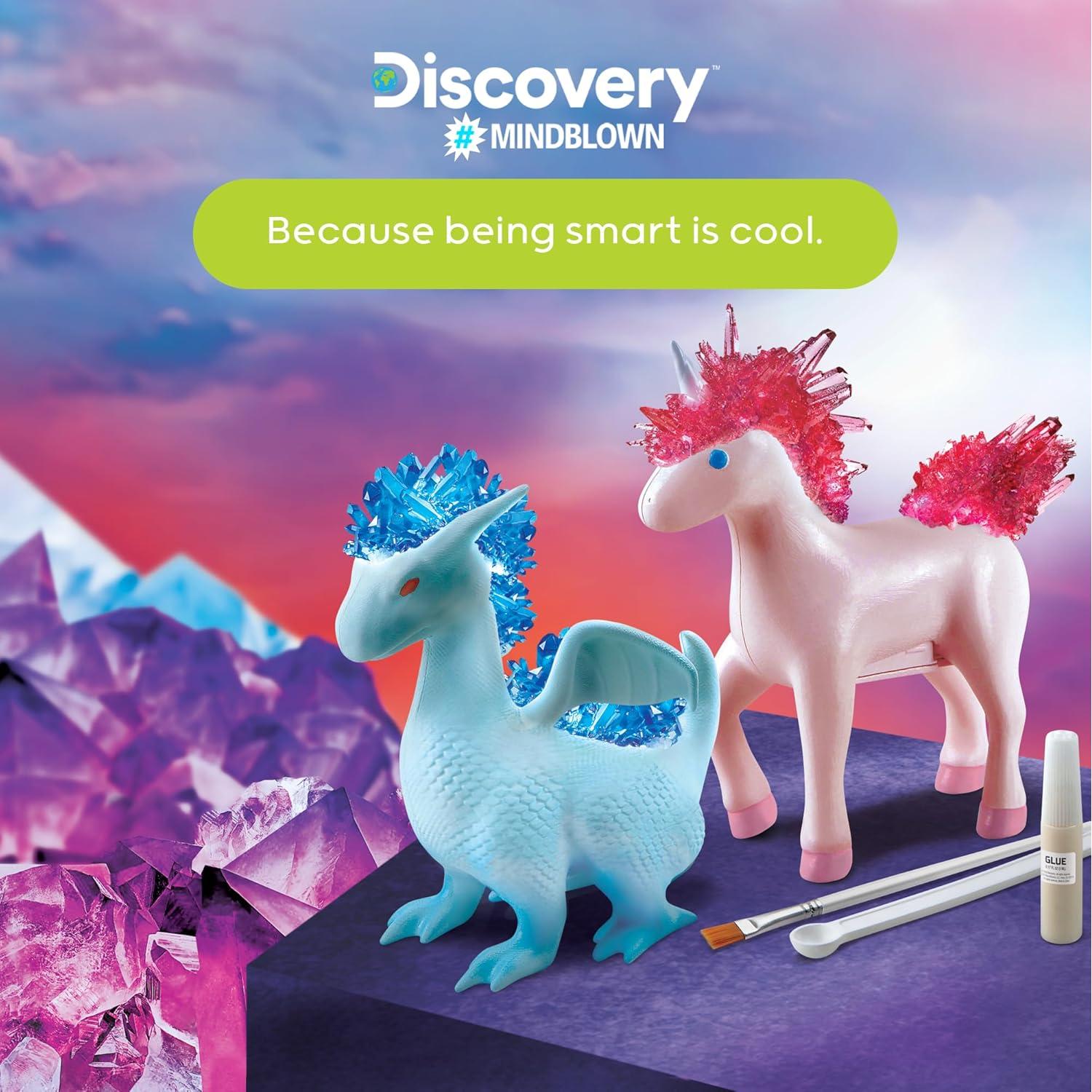 Kit de Crecimiento de Cristales Dragón y Unicornio Discovery