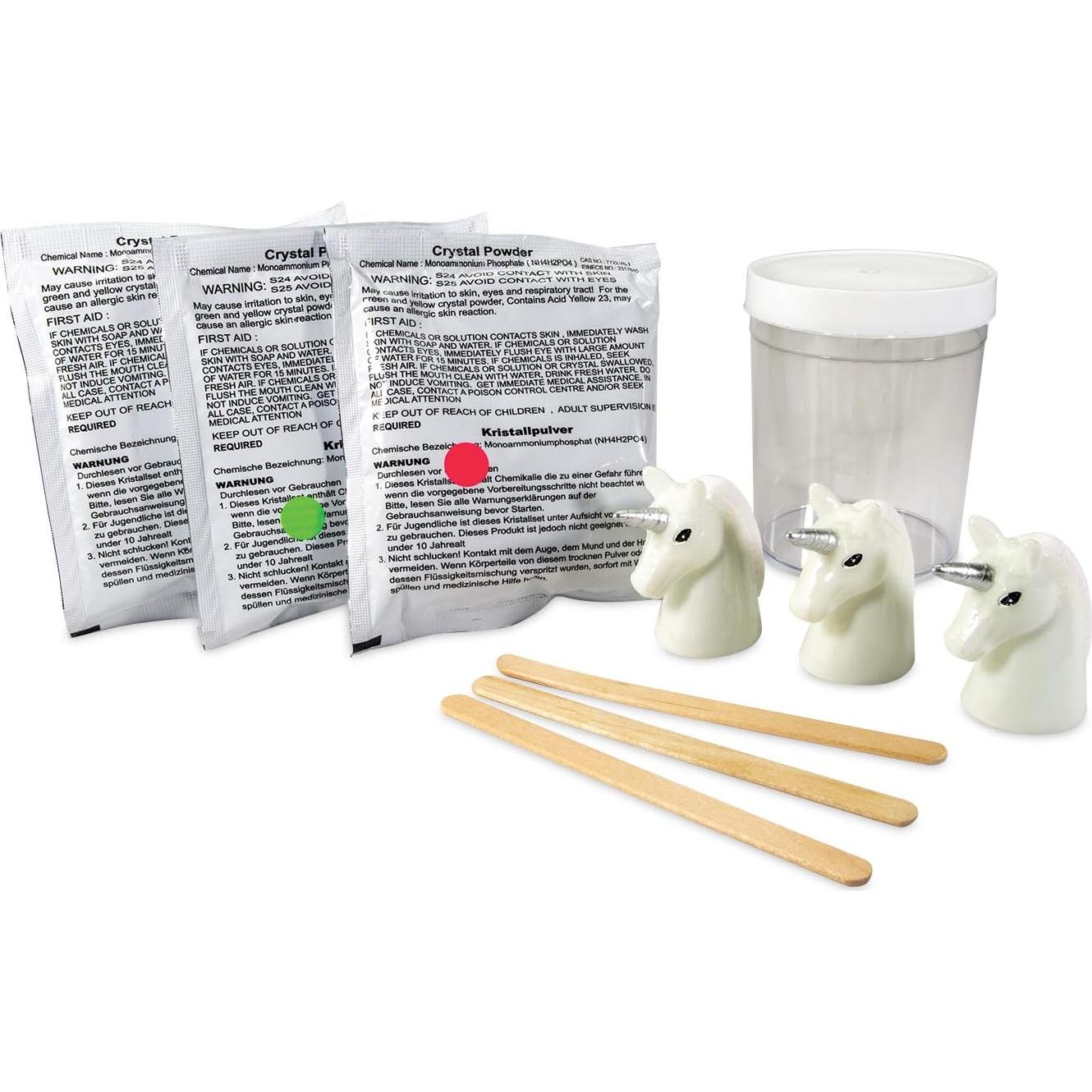 Kits de Crecimiento de Cristales MindWare Unicornios 3 Moldes