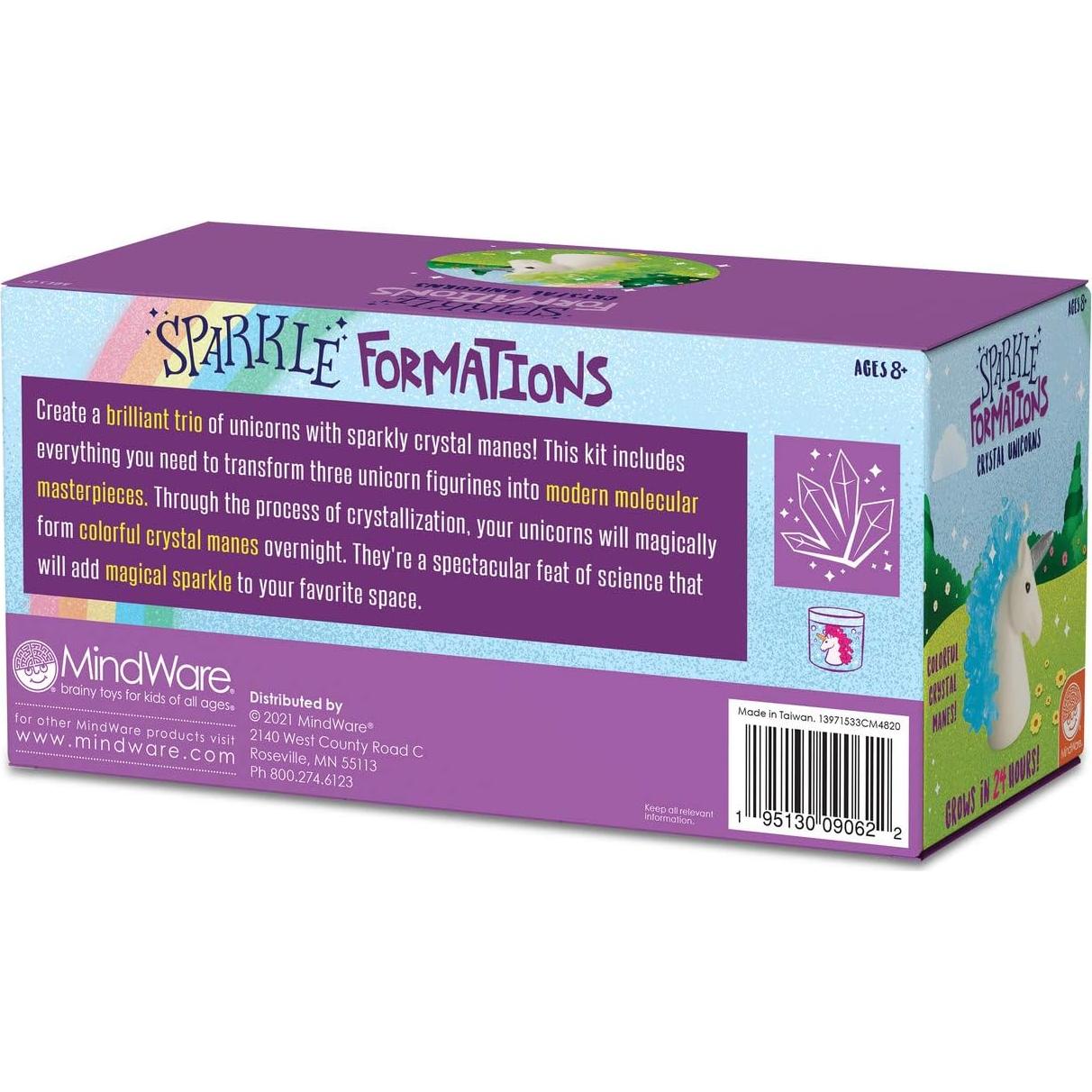 Kits de Crecimiento de Cristales MindWare Unicornios 3 Moldes