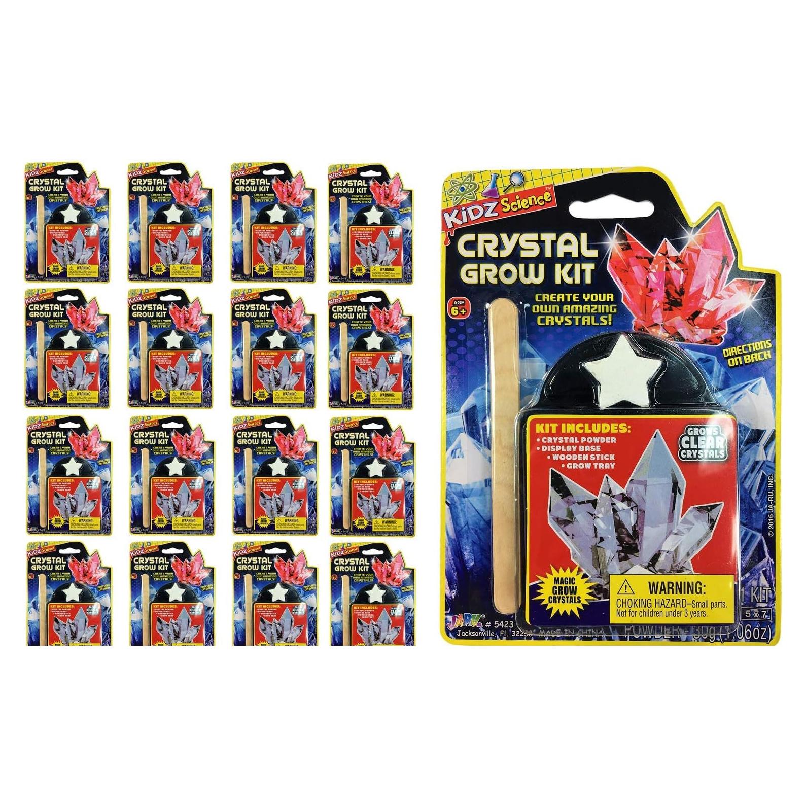 Kit de Crecimiento de Cristales JA-RU 12 Paquetes Ciencia DIY