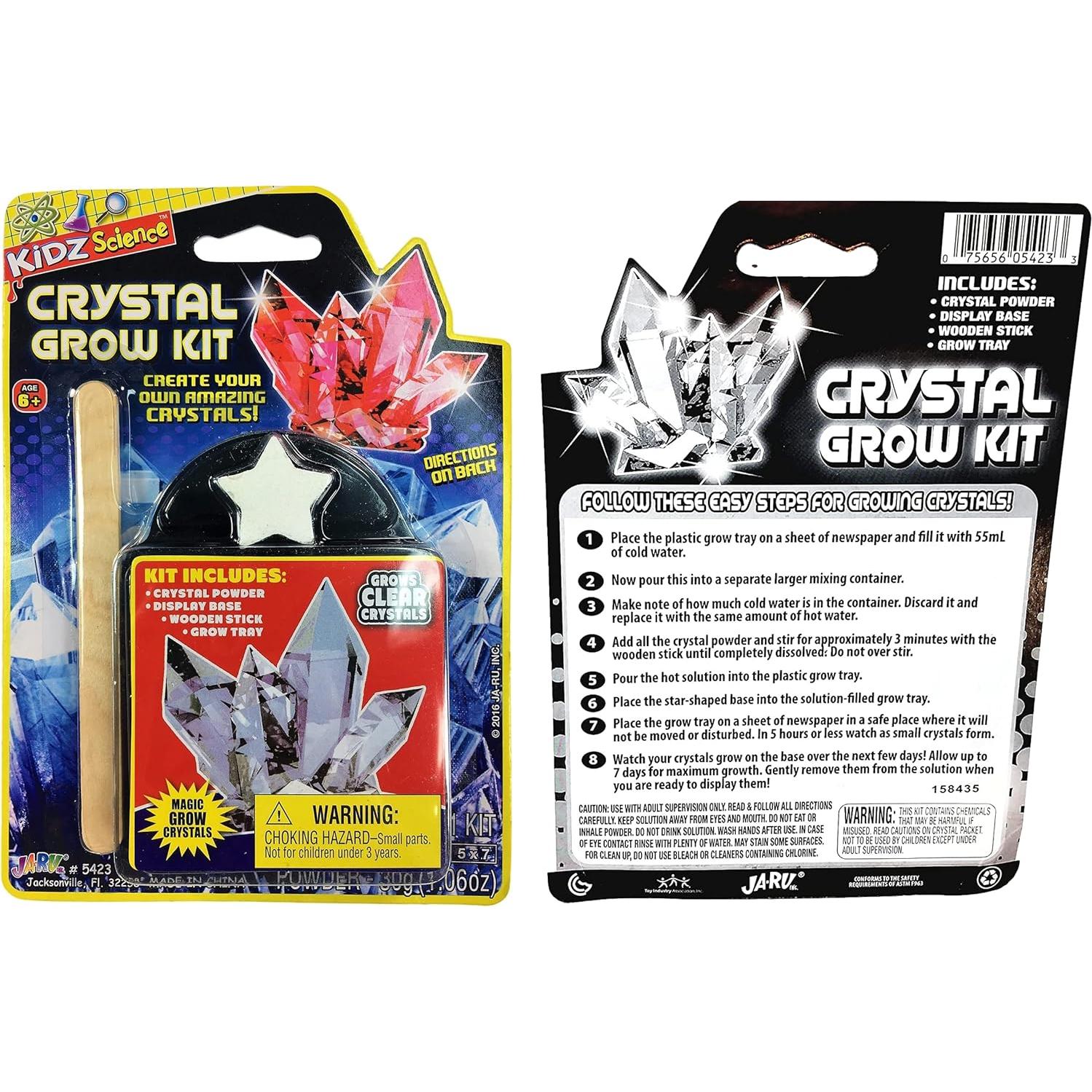 Kit de Crecimiento de Cristales JA-RU 12 Paquetes Ciencia DIY